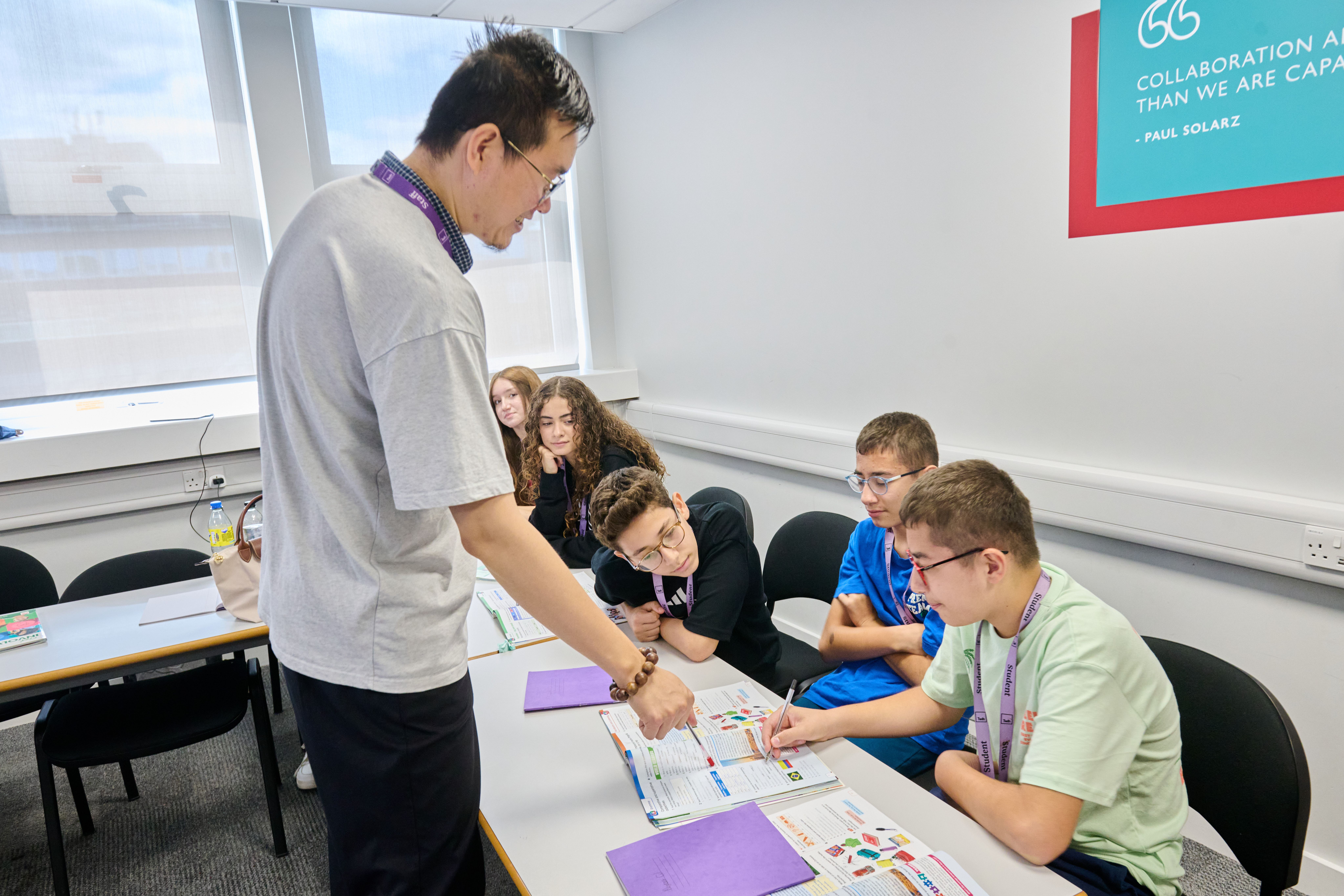 Modern classroom at Buckinghamshire New University