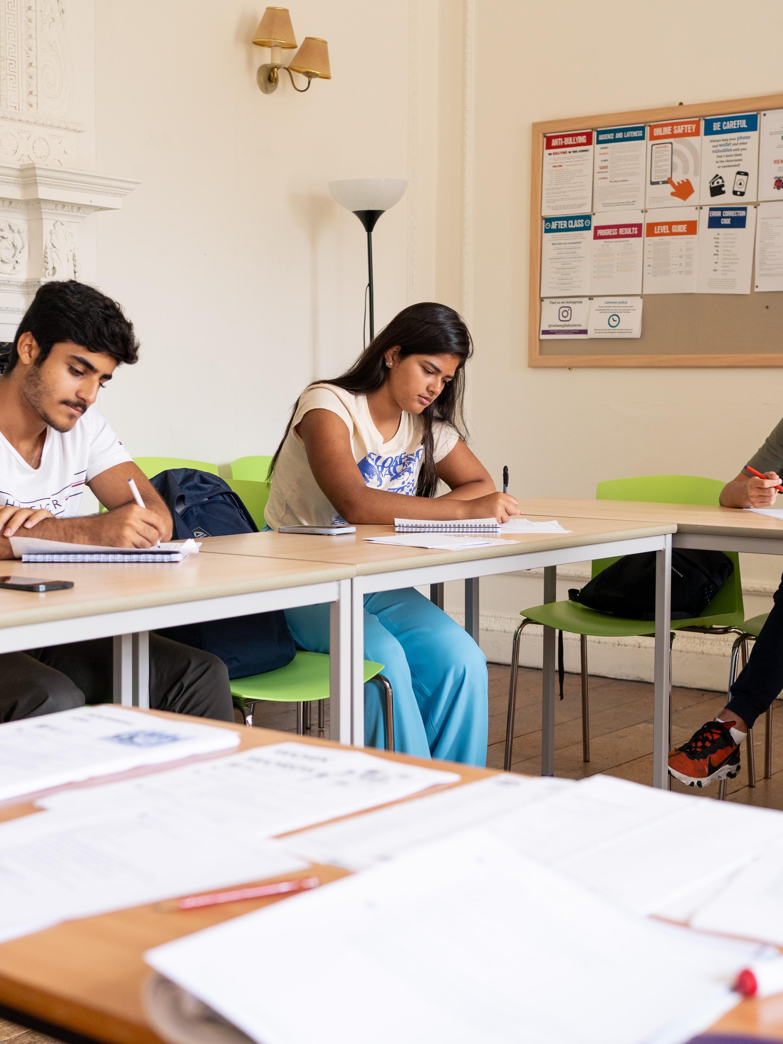 Students in classroom