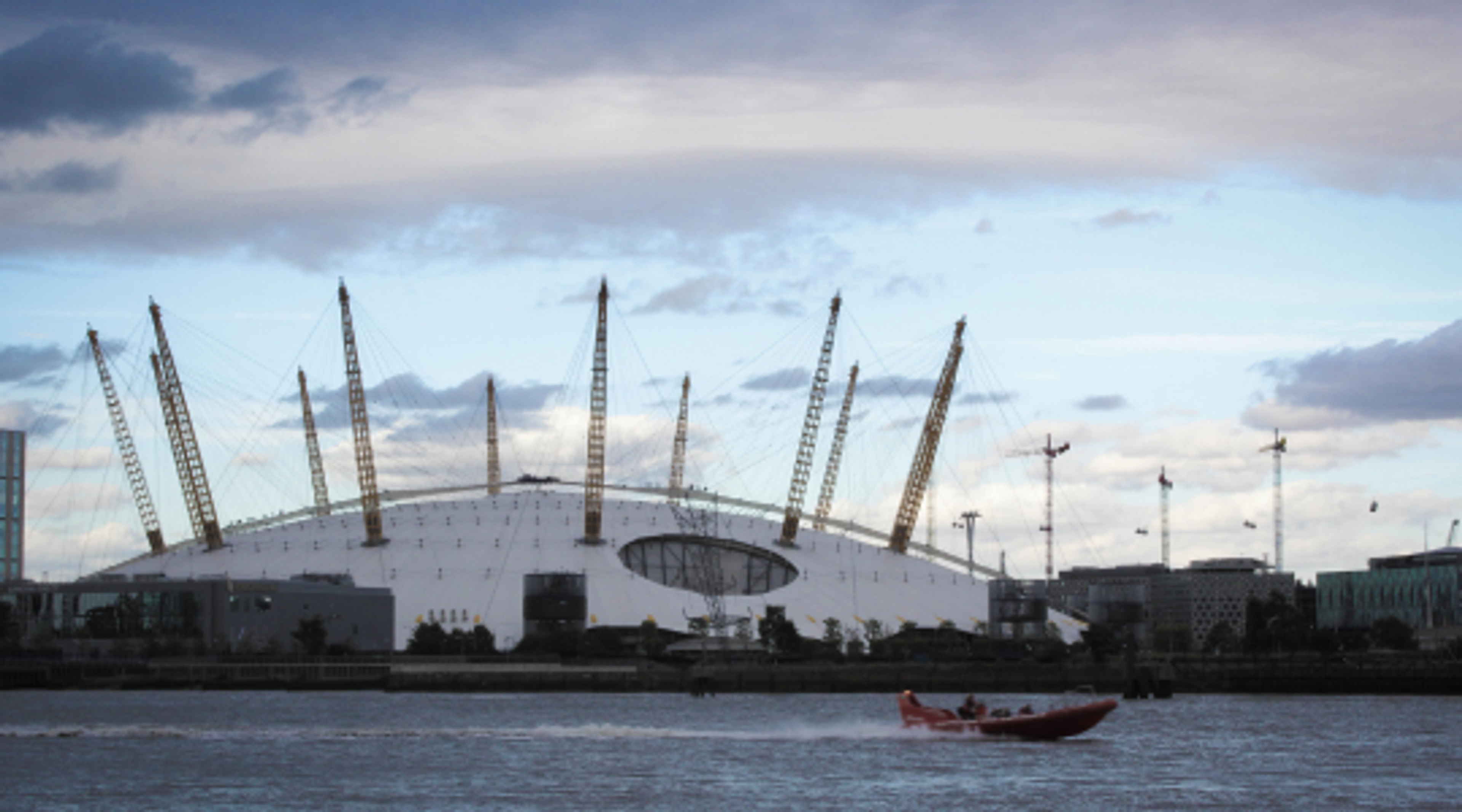 The O2, located in North Greenwich