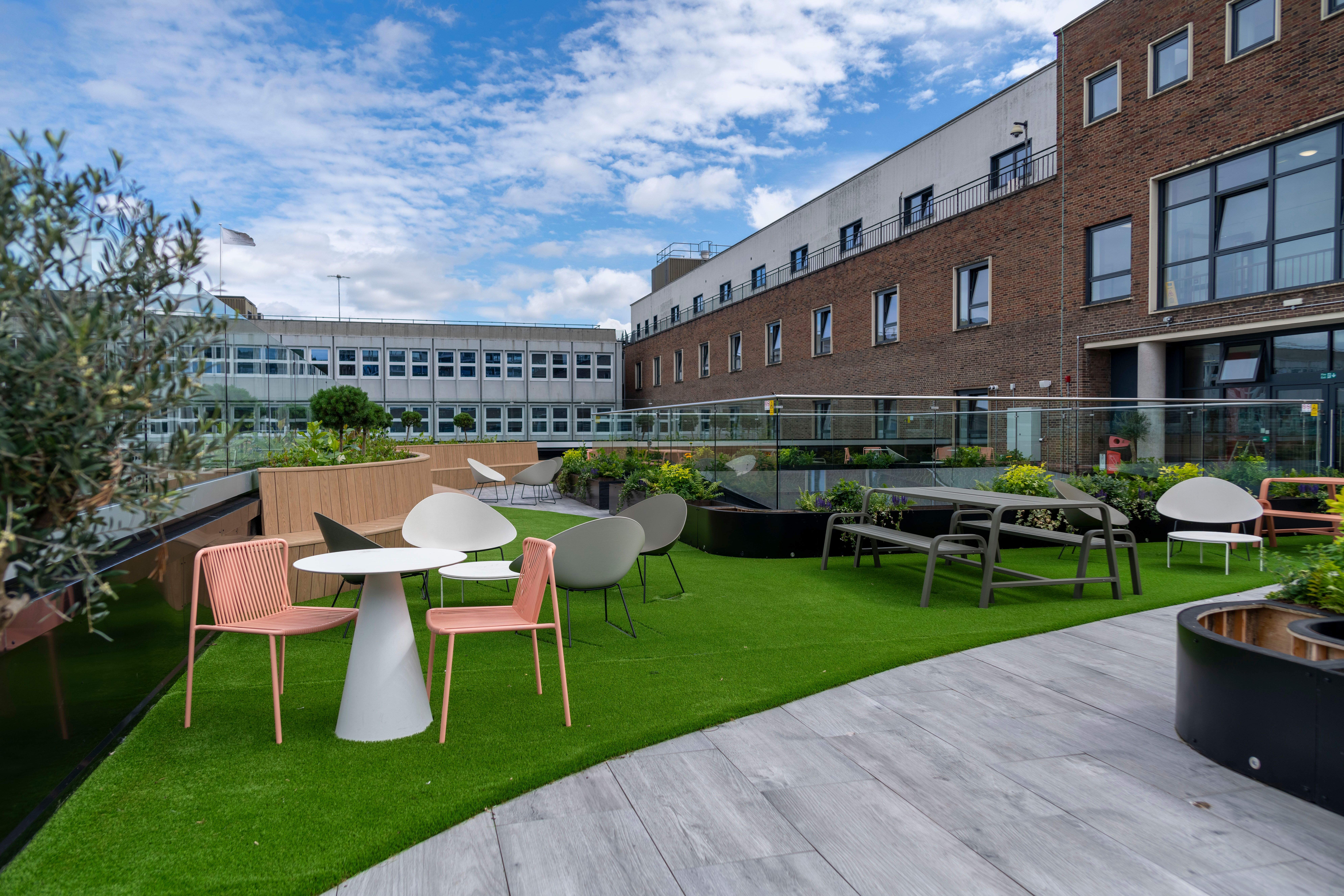 Windsor campus rooftop terrace 