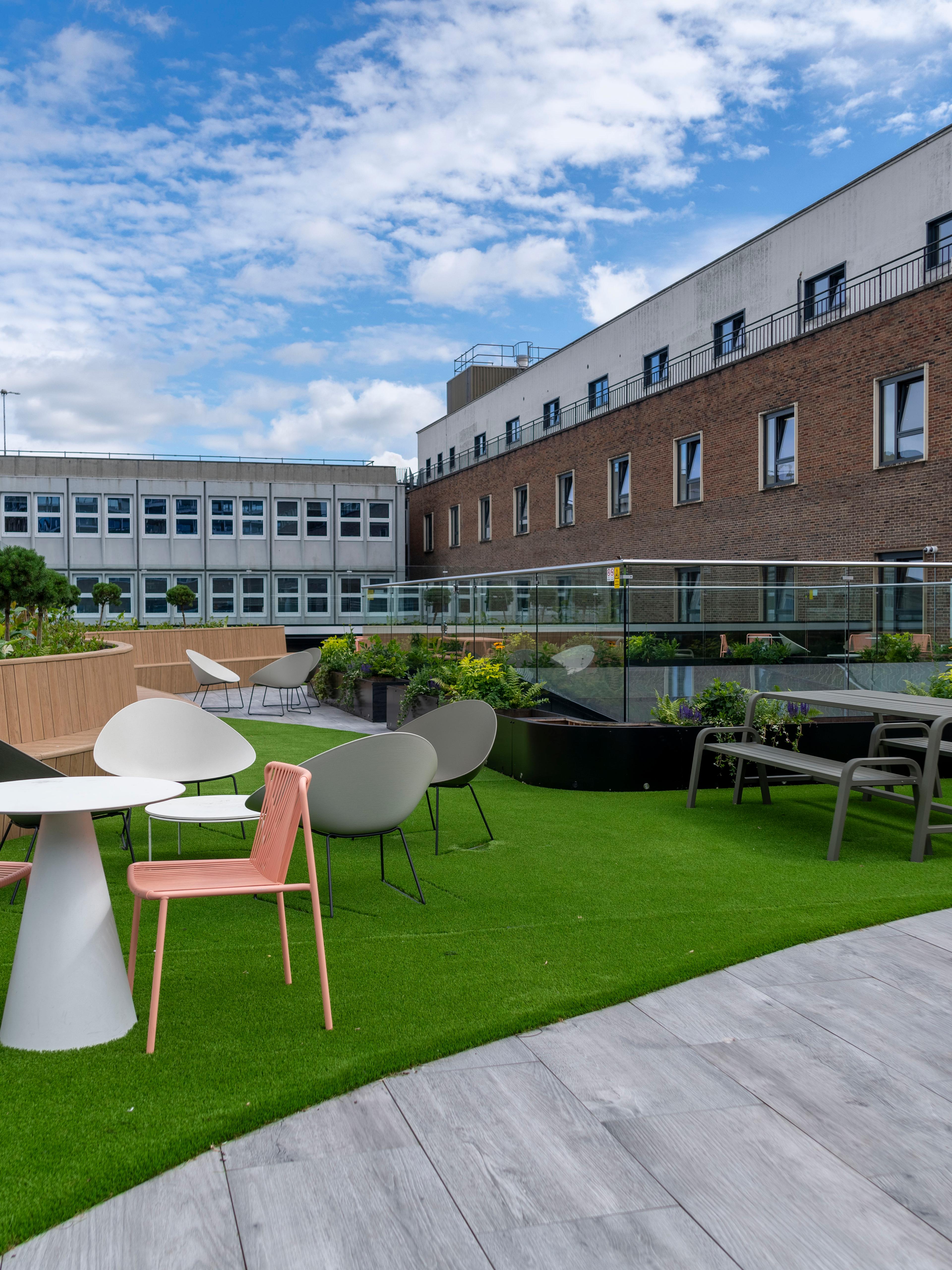 Windsor campus rooftop terrace