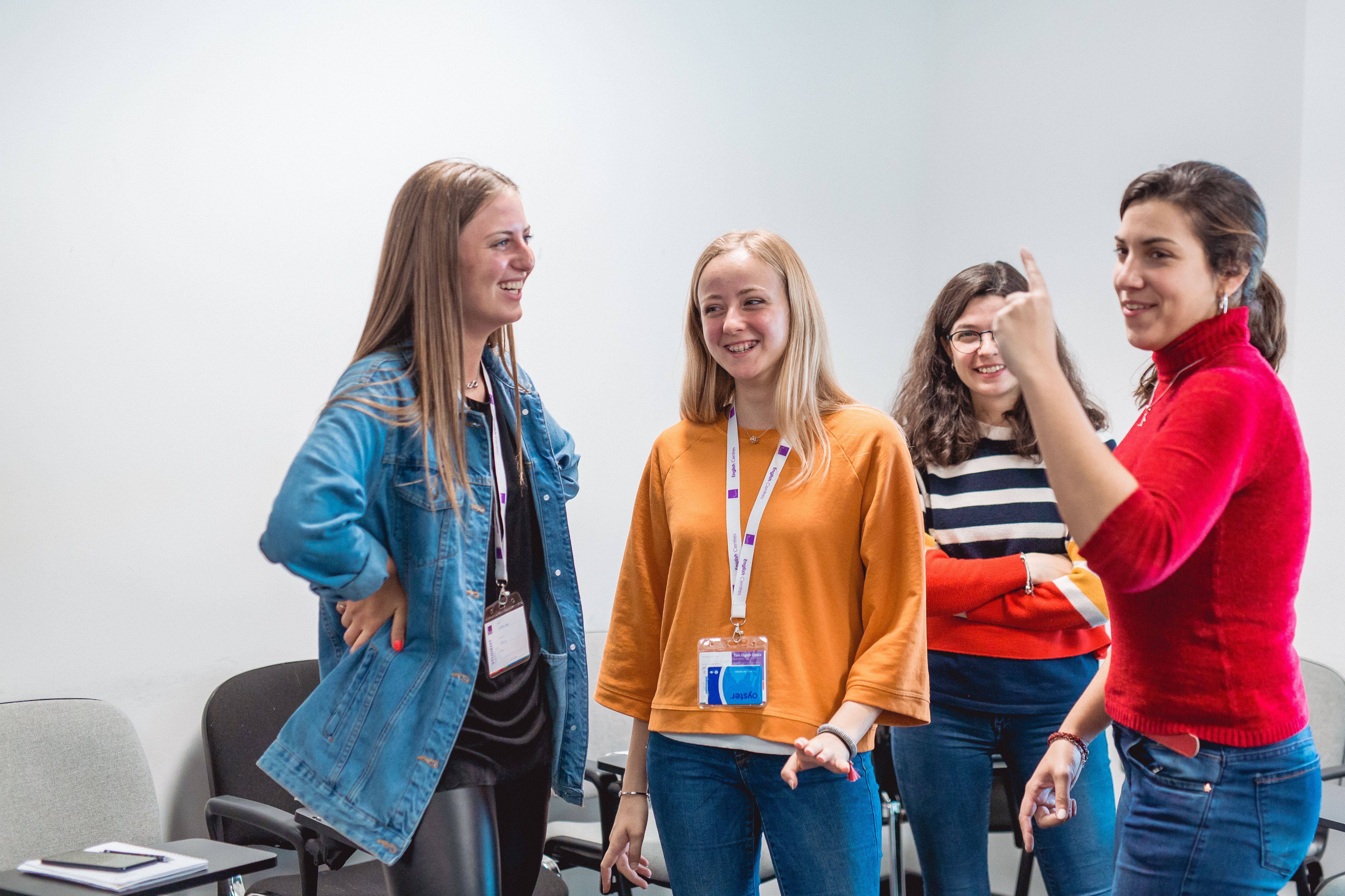 Students in a classroom at English Centre London