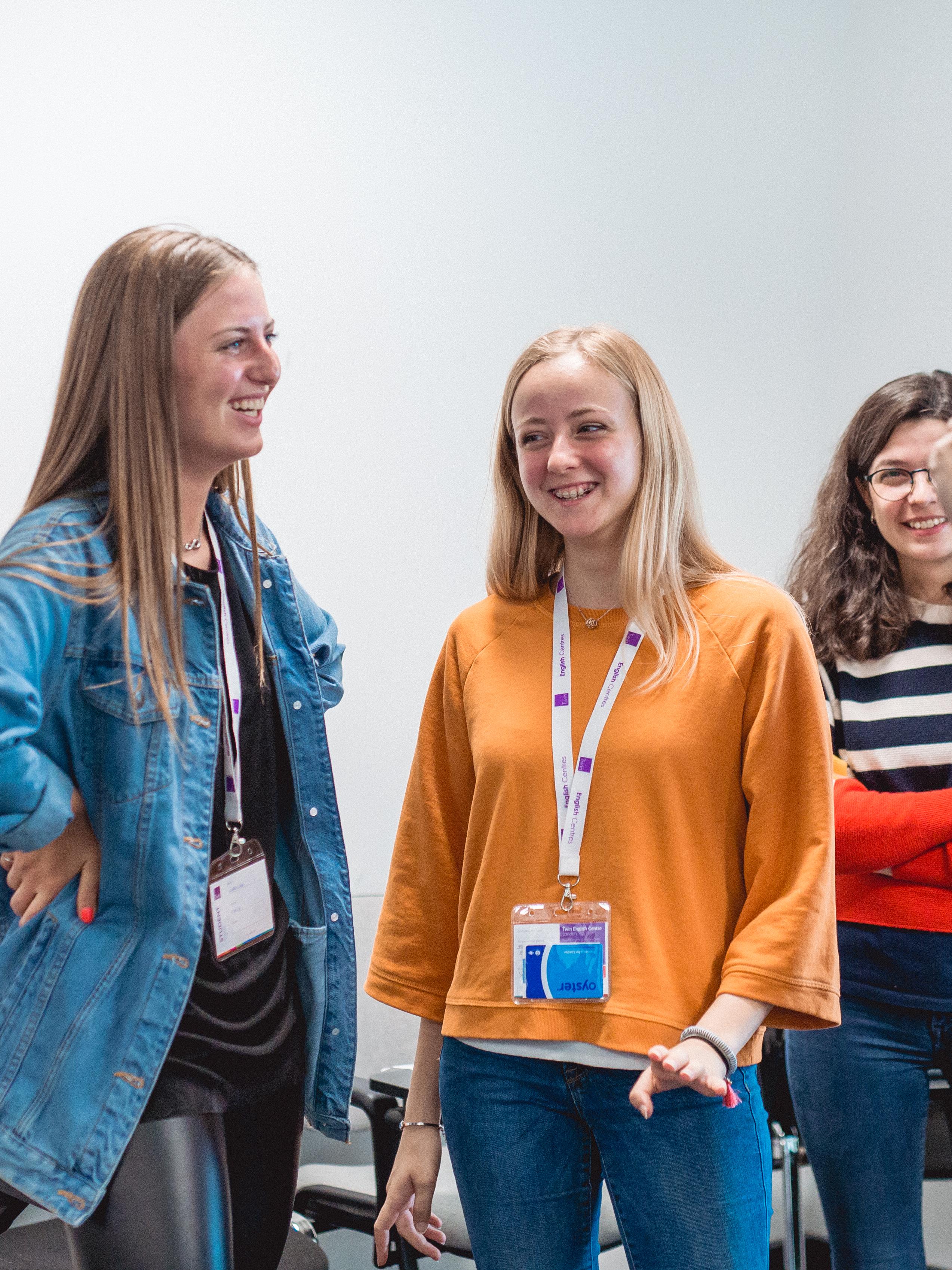 Students in a classroom at English Centre London