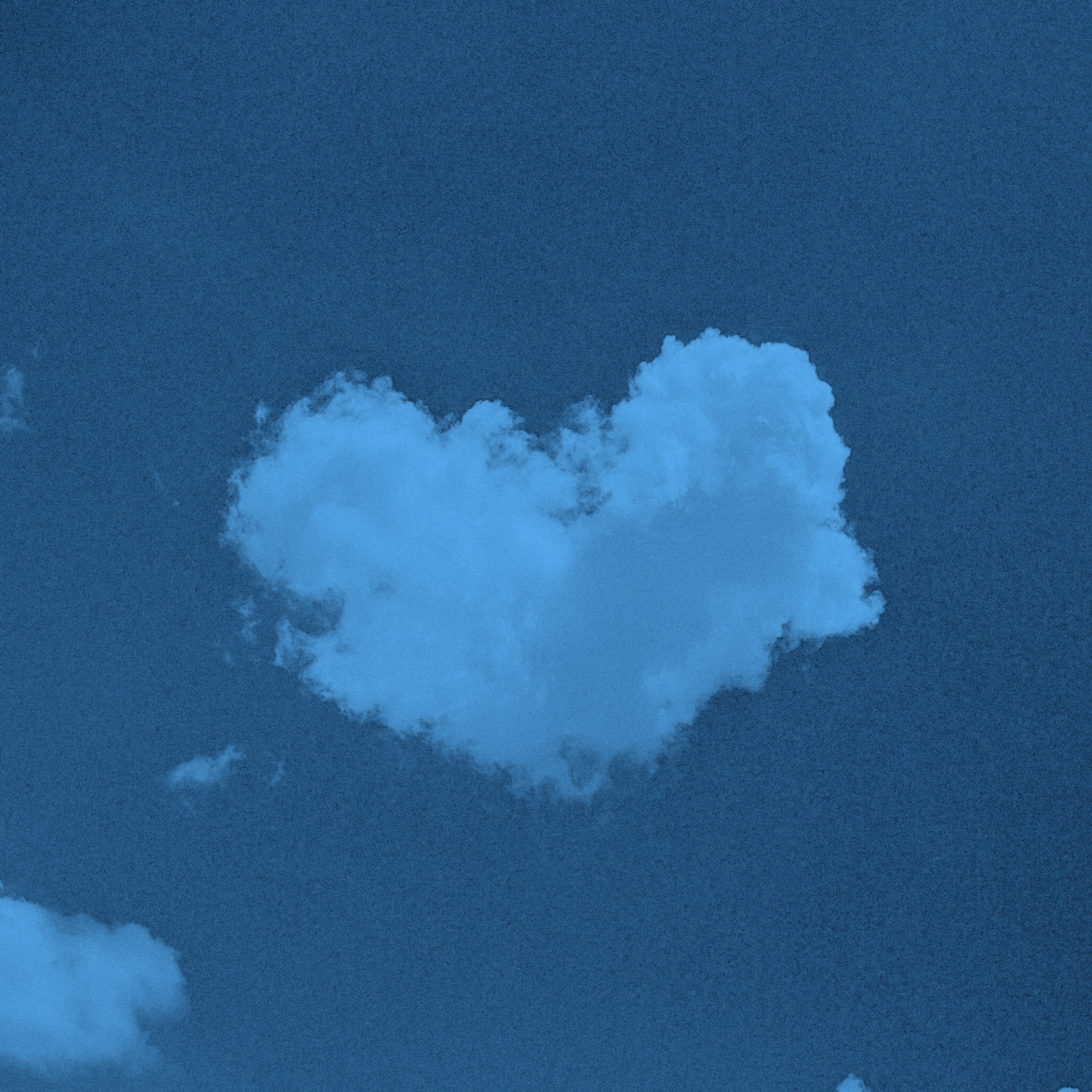 Ett moln som ser ut som ett hjärta