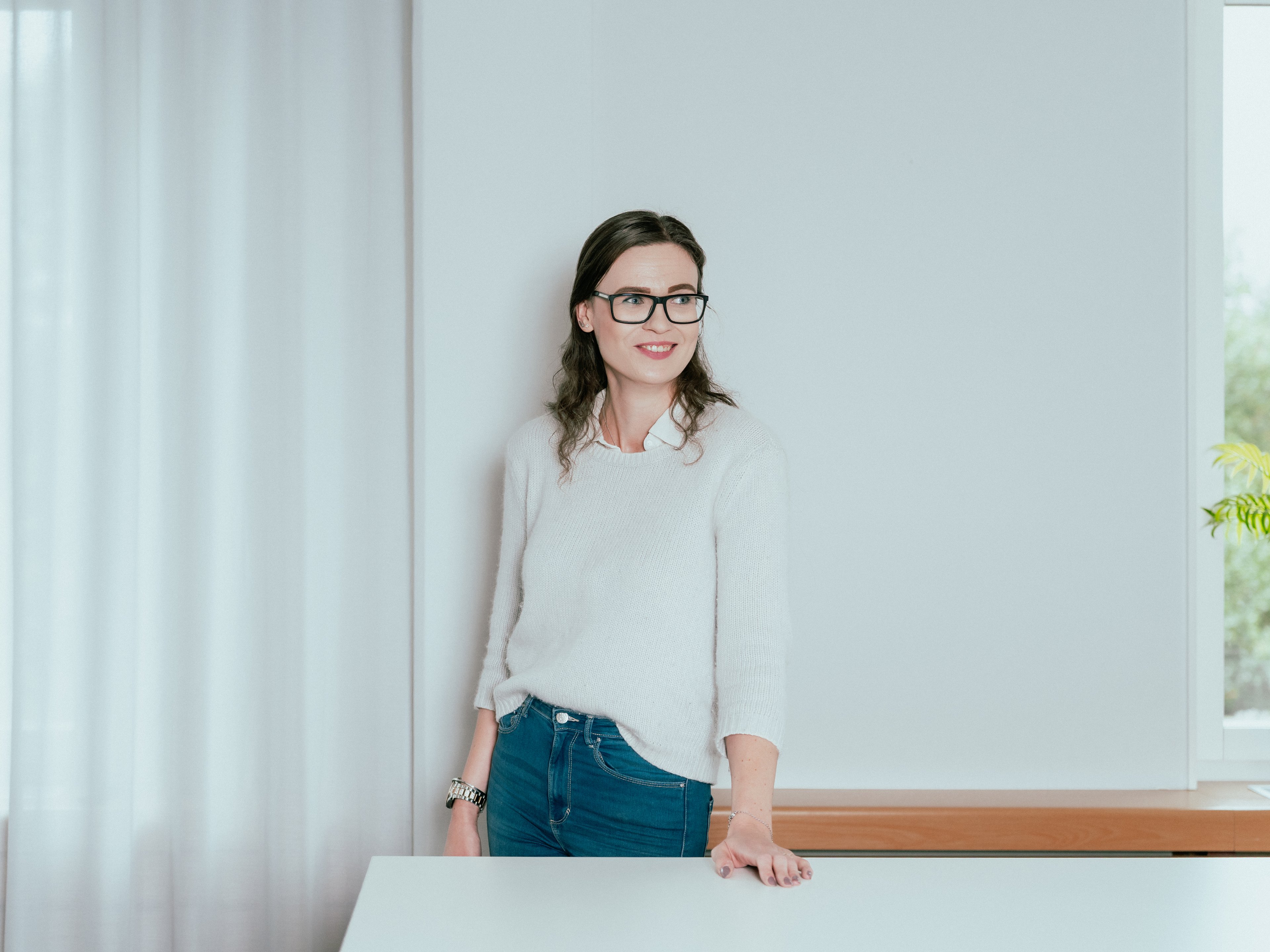 En bild på en medarbetare