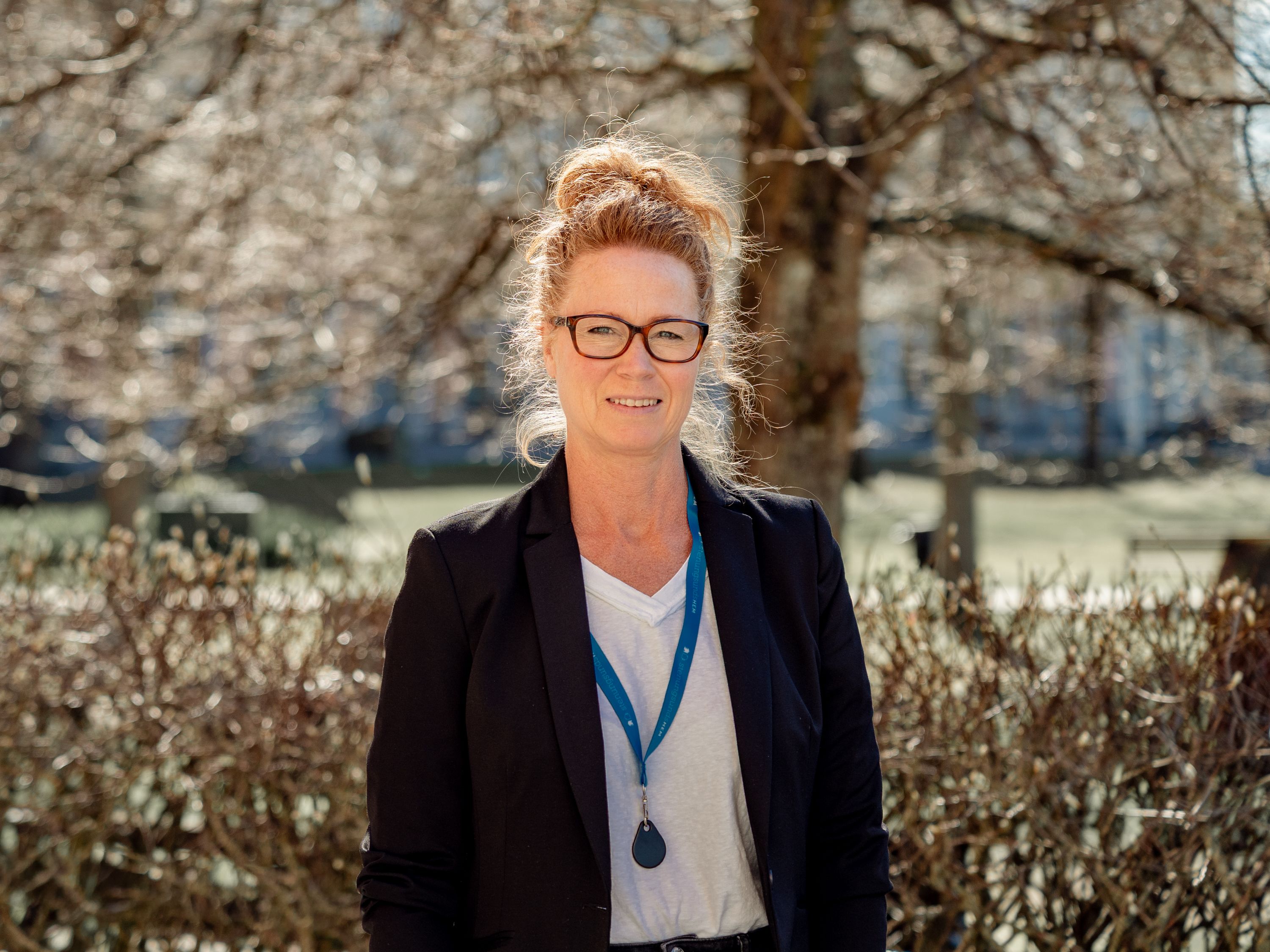 En bild på en medarbetare