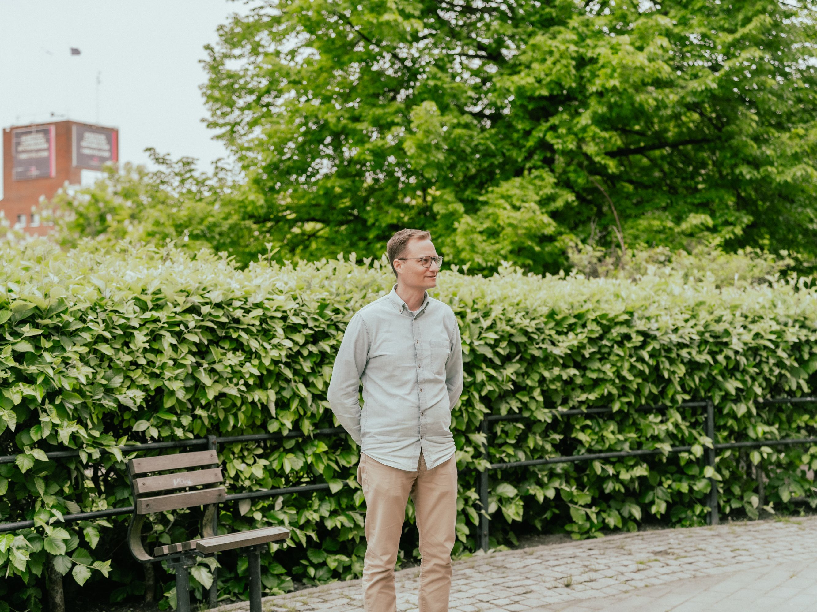En bild på en medarbetare