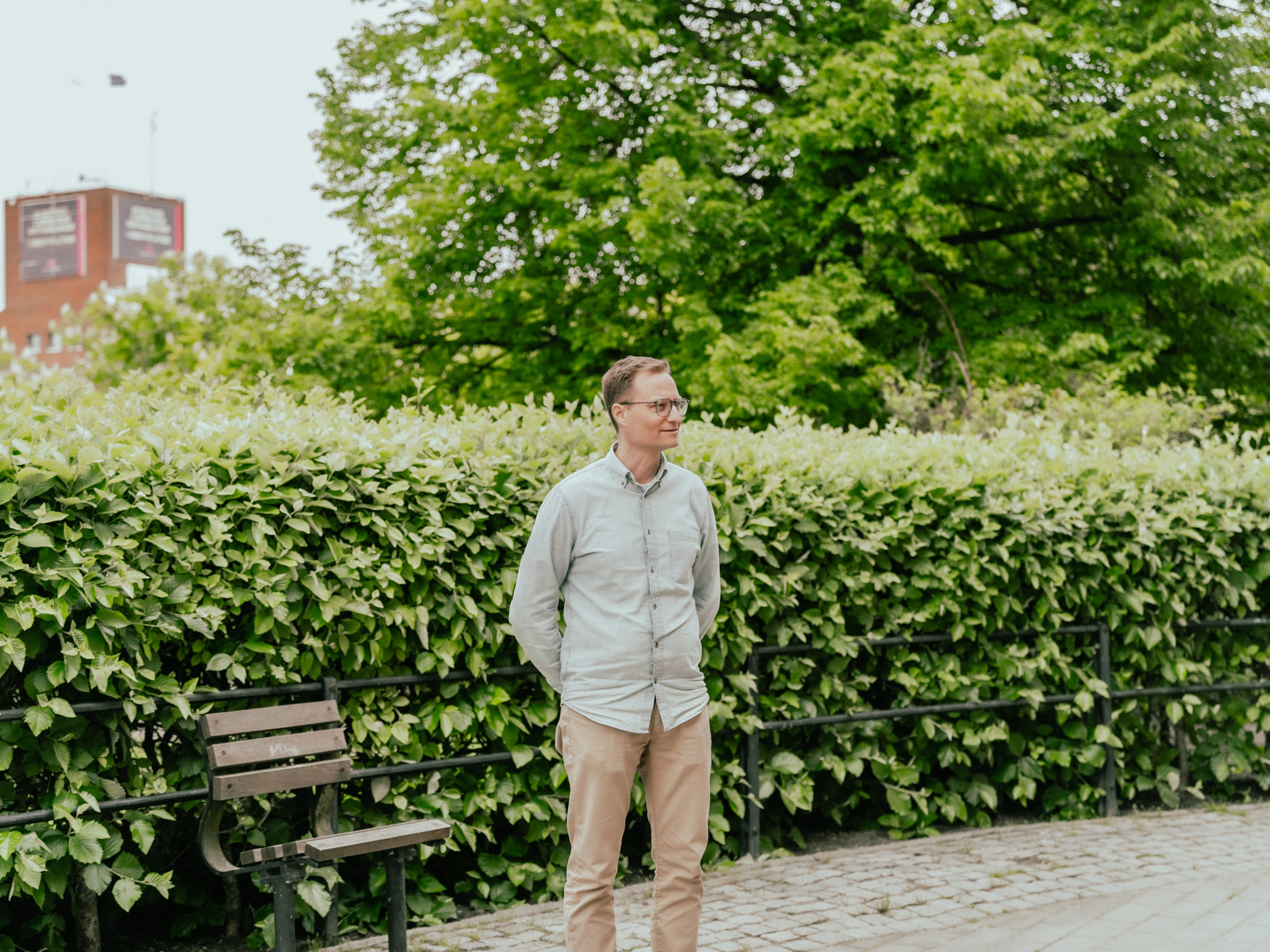 En bild på en medarbetare