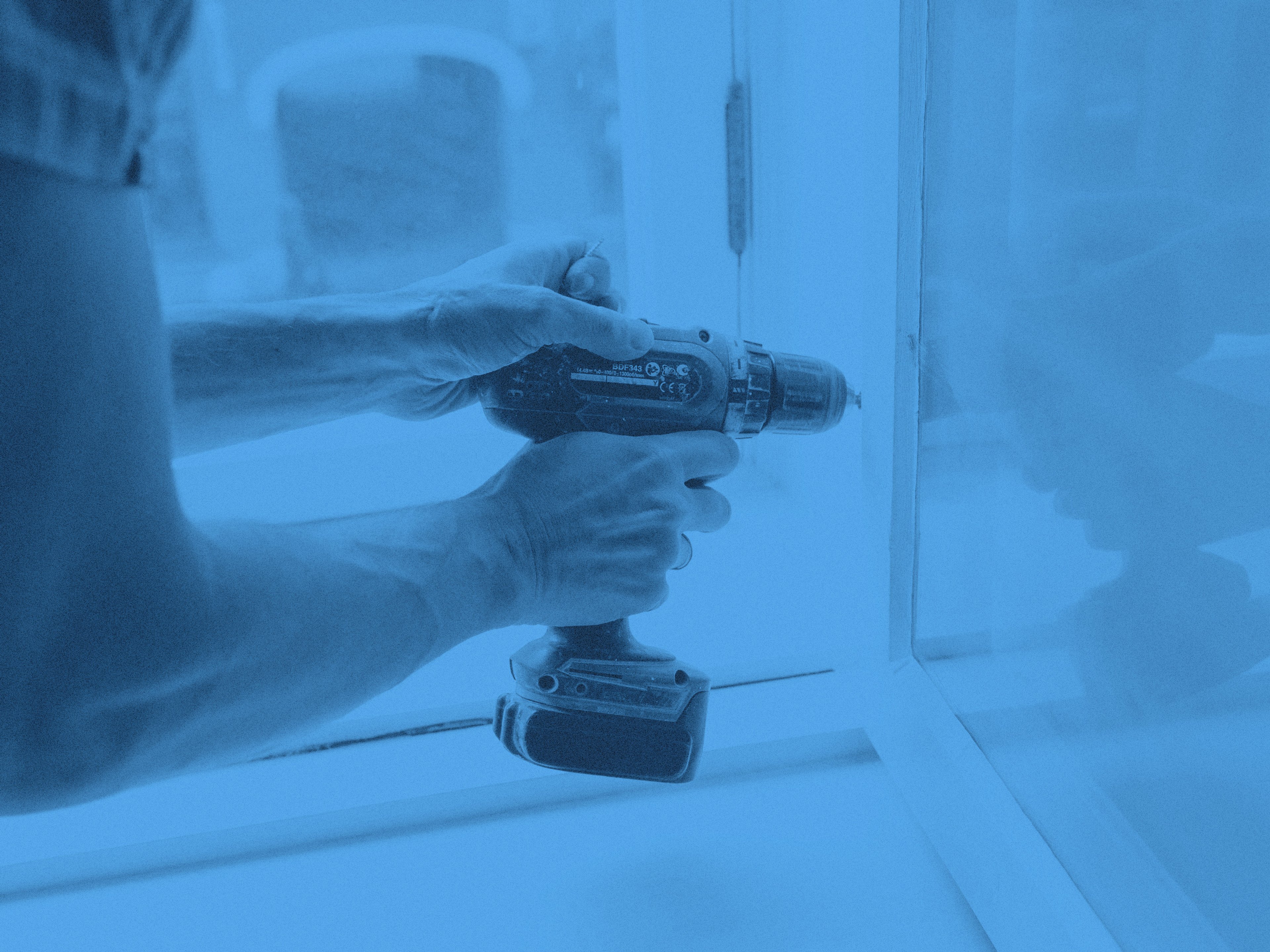 Närbild på skruvdragare