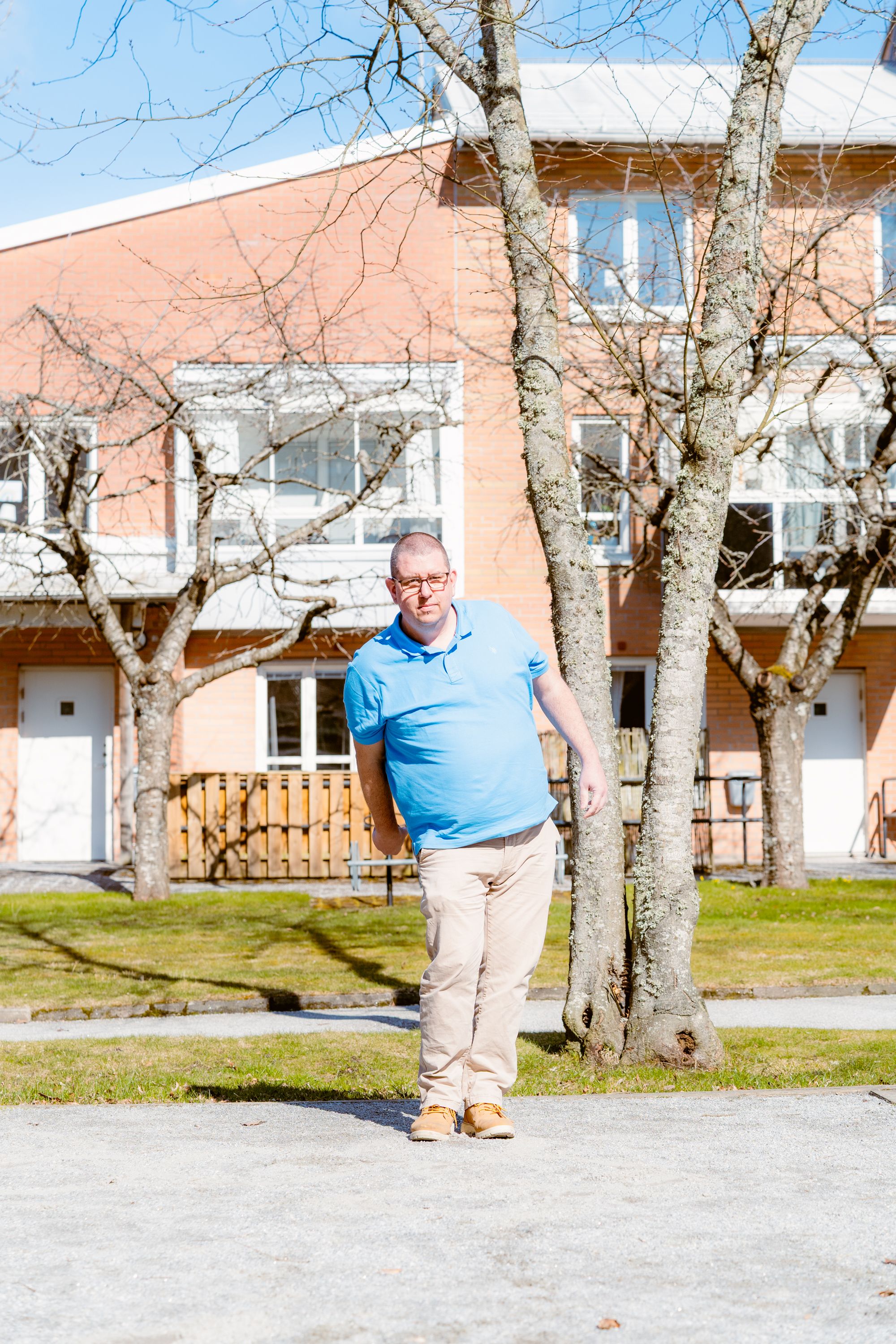 En bild på en medarbetare