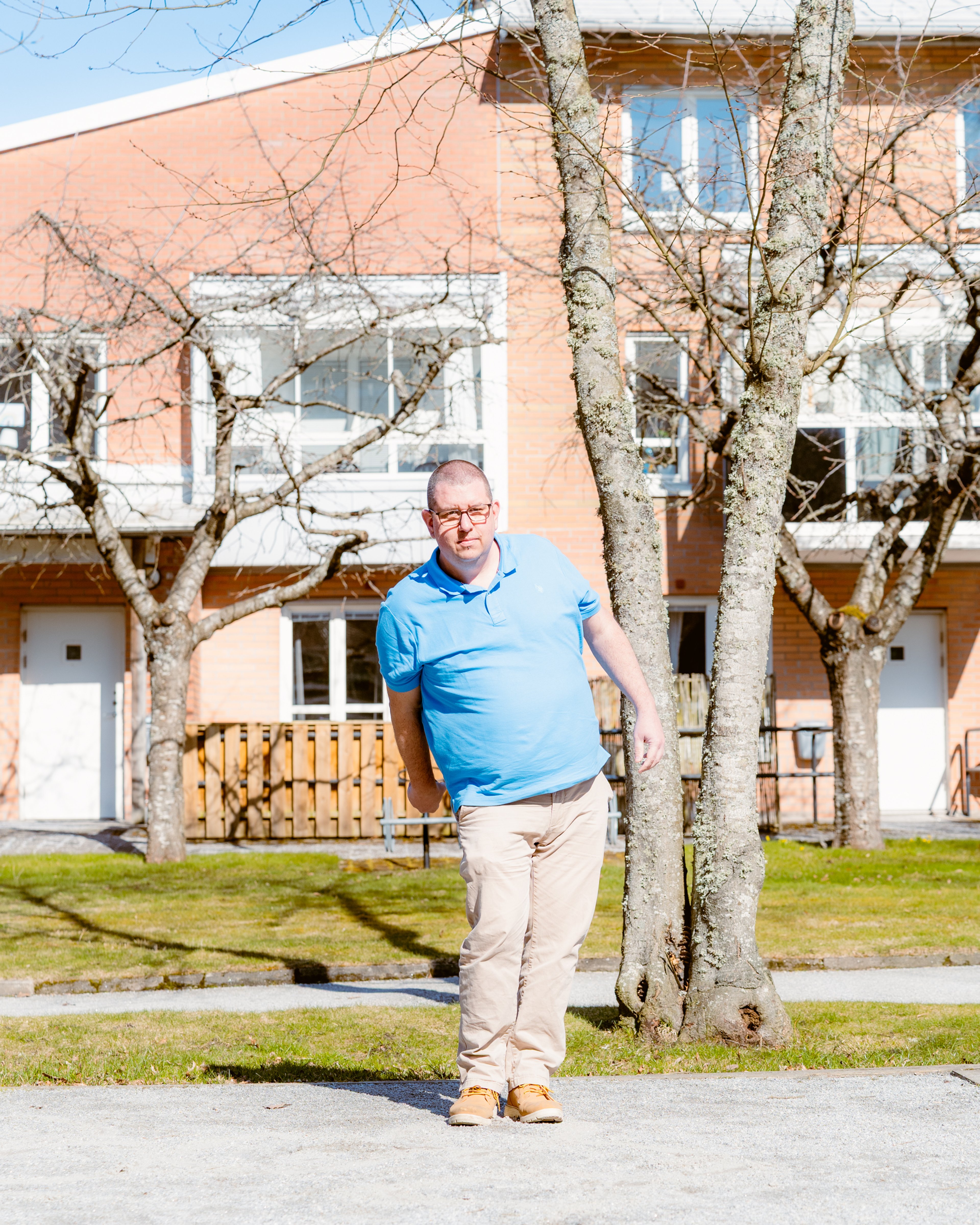 En bild på en medarbetare