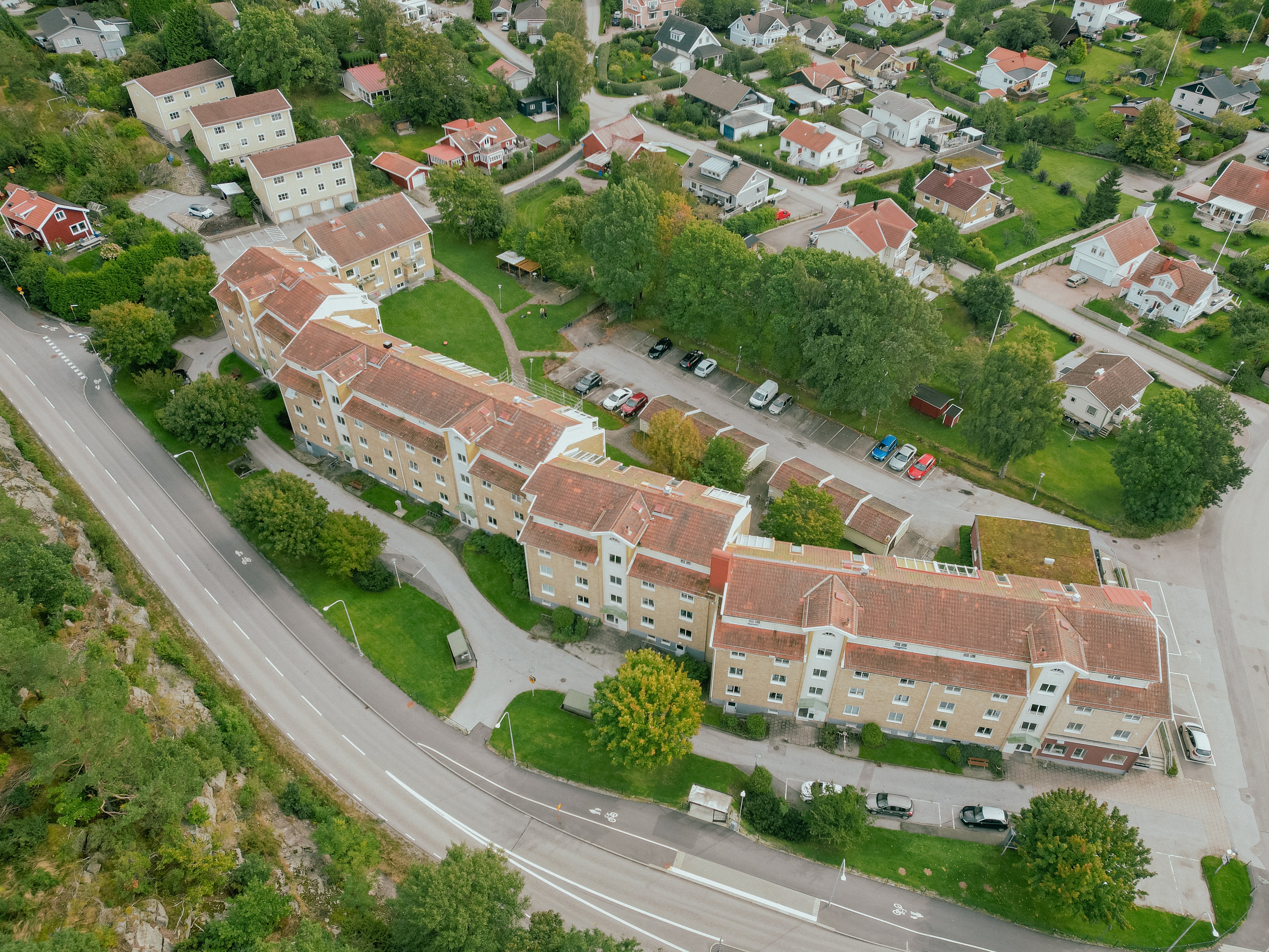 Flygbild över området Doteröd
