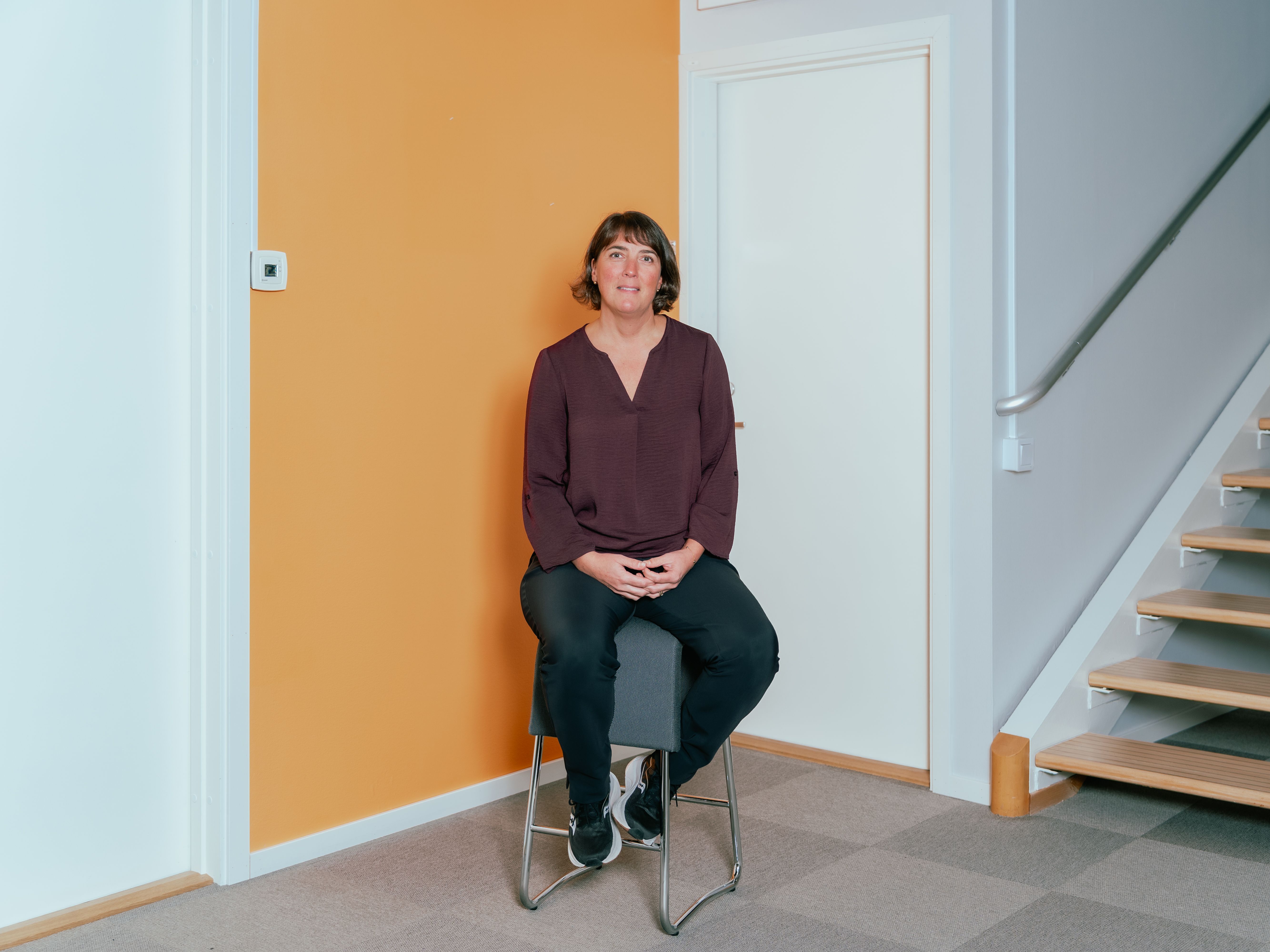 En bild på en medarbetare