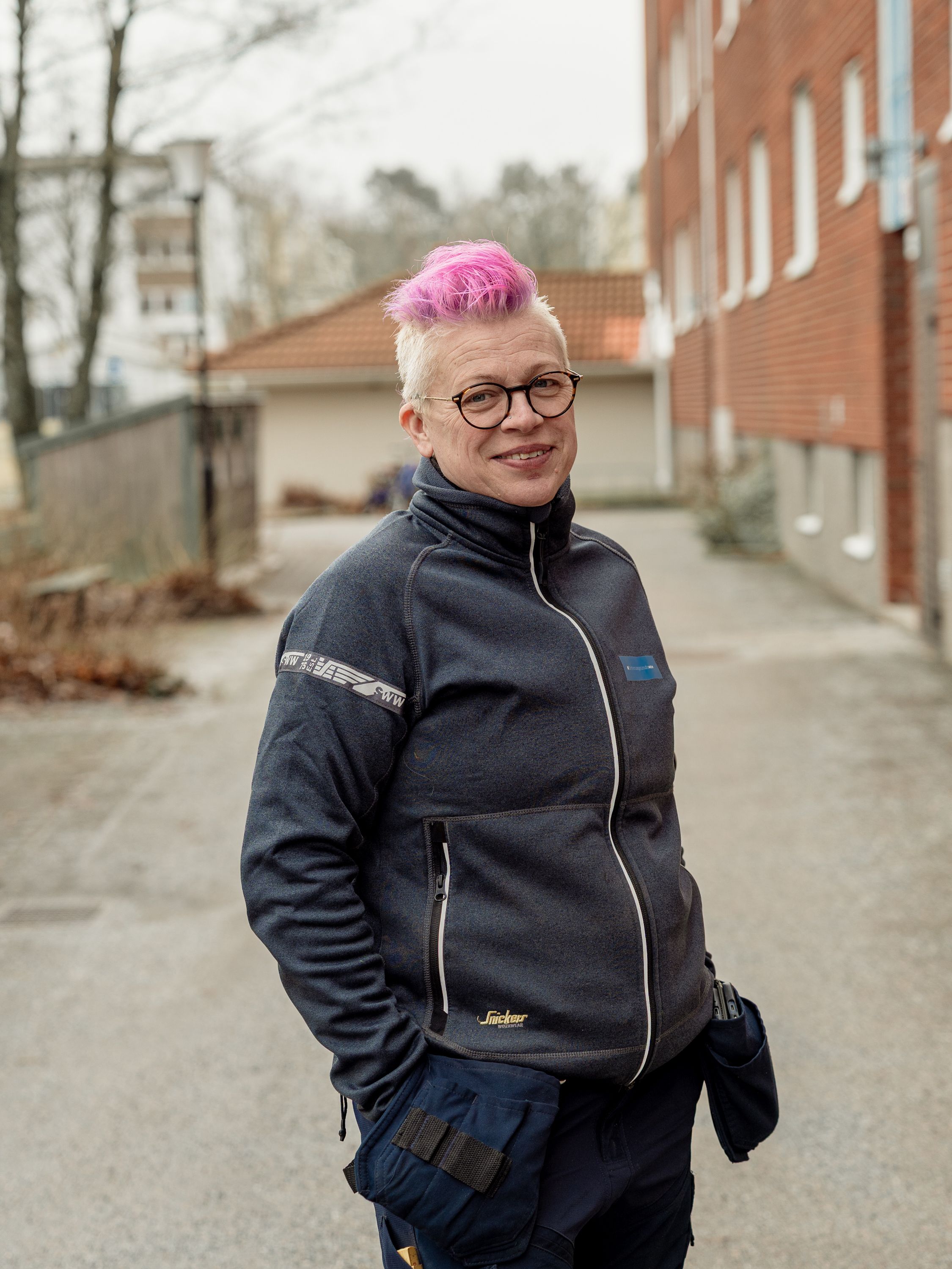 En bild på en medarbetare