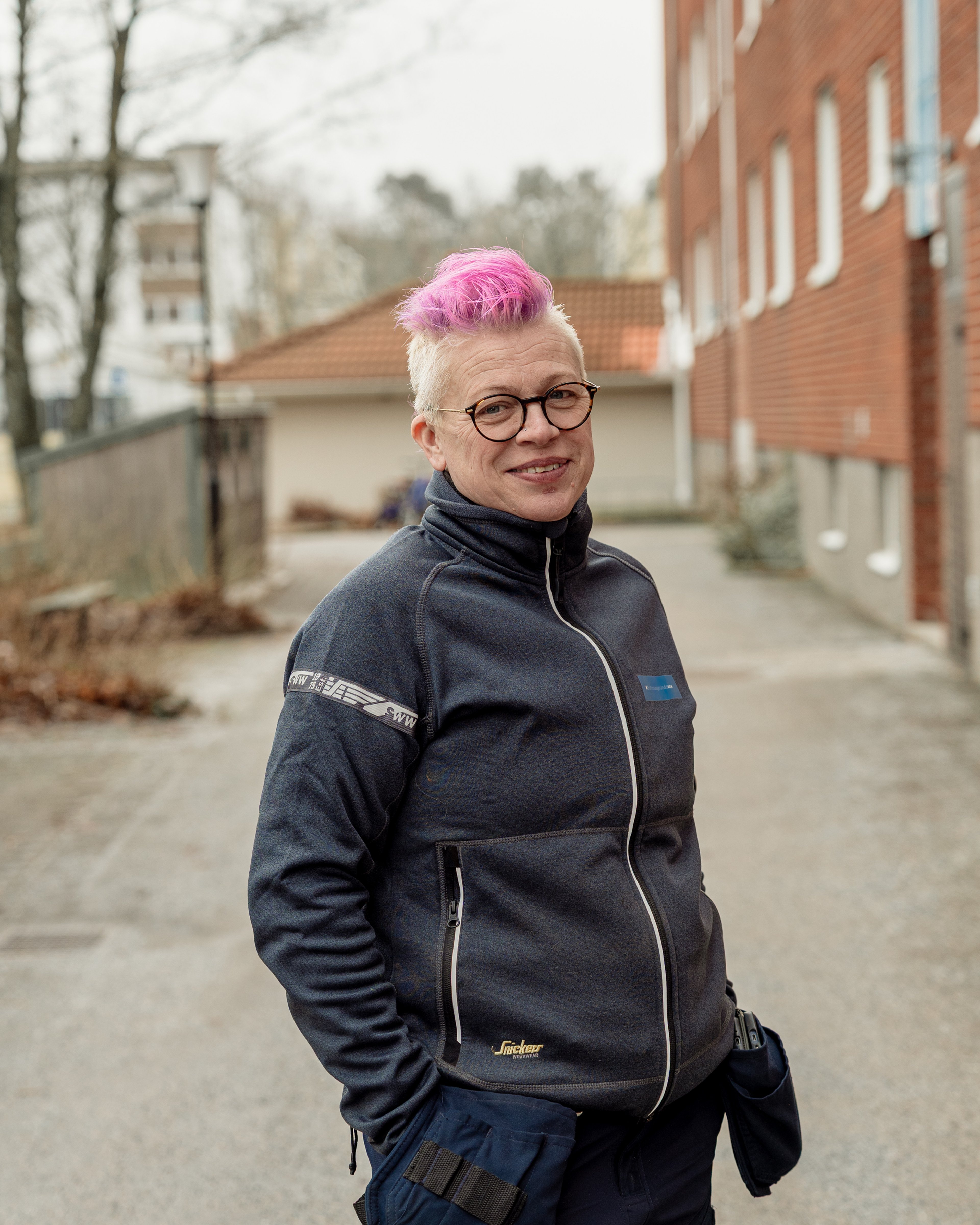 En bild på en medarbetare