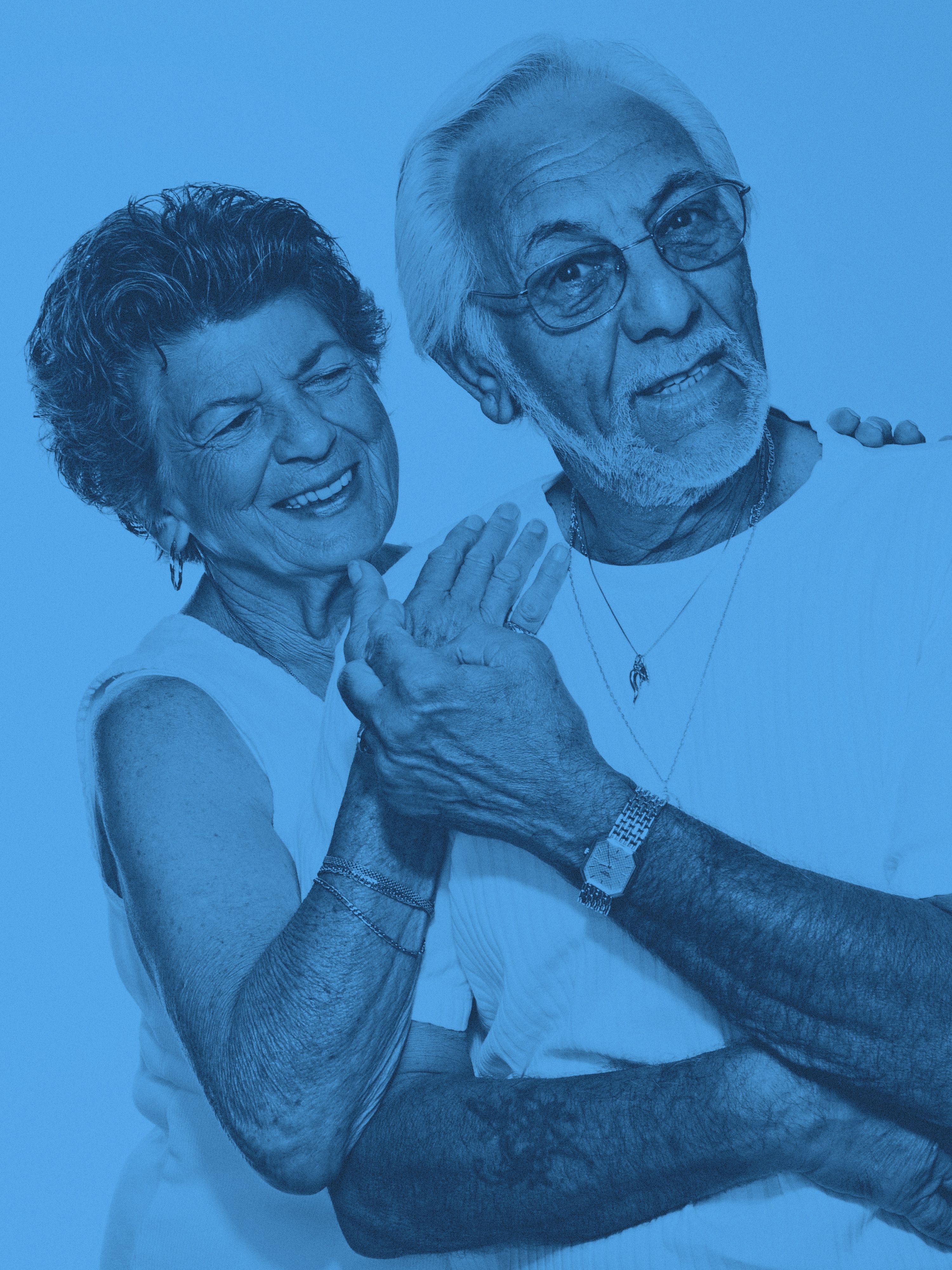 Porträtt av ett äldre par