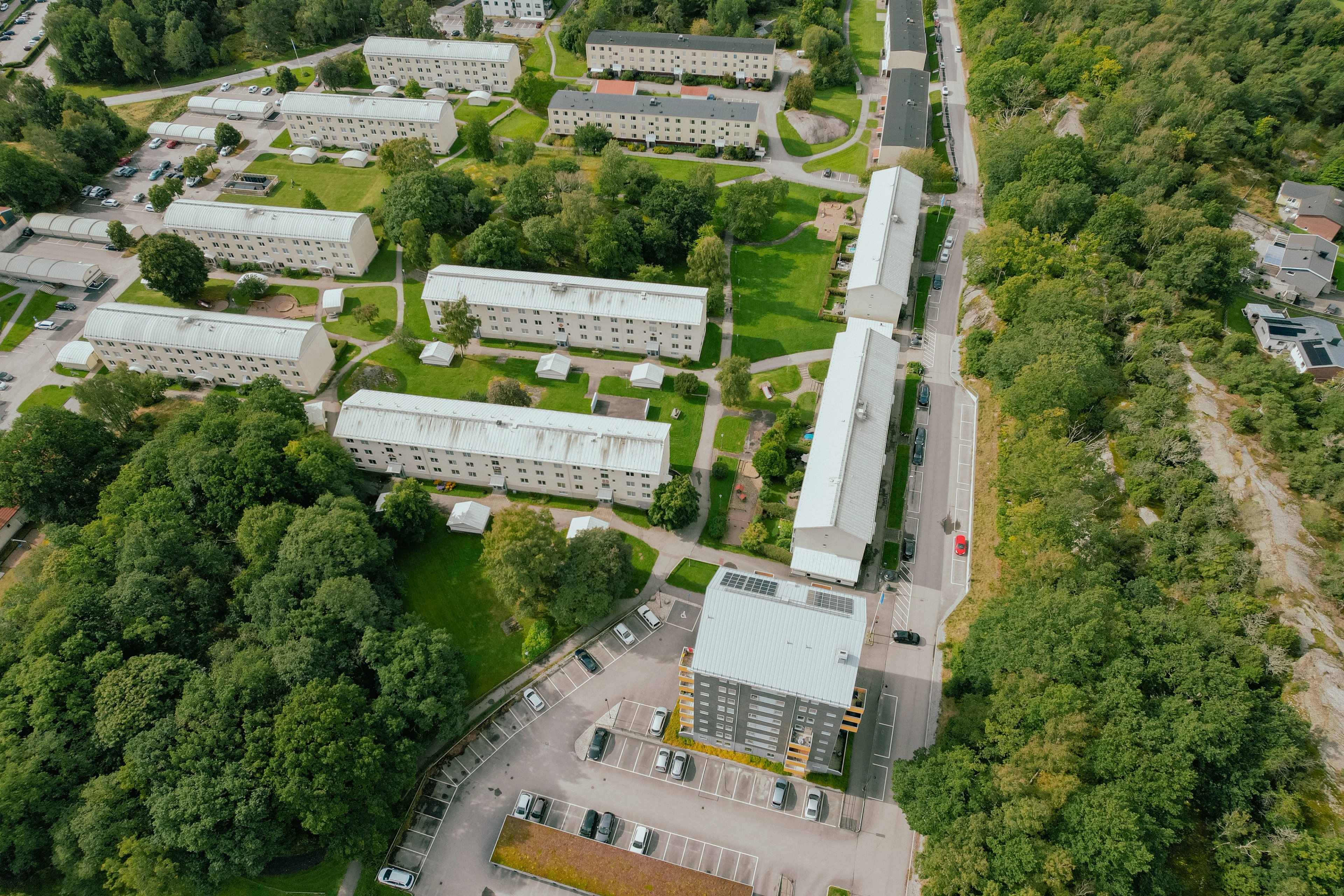 Flygbild över området Kopper