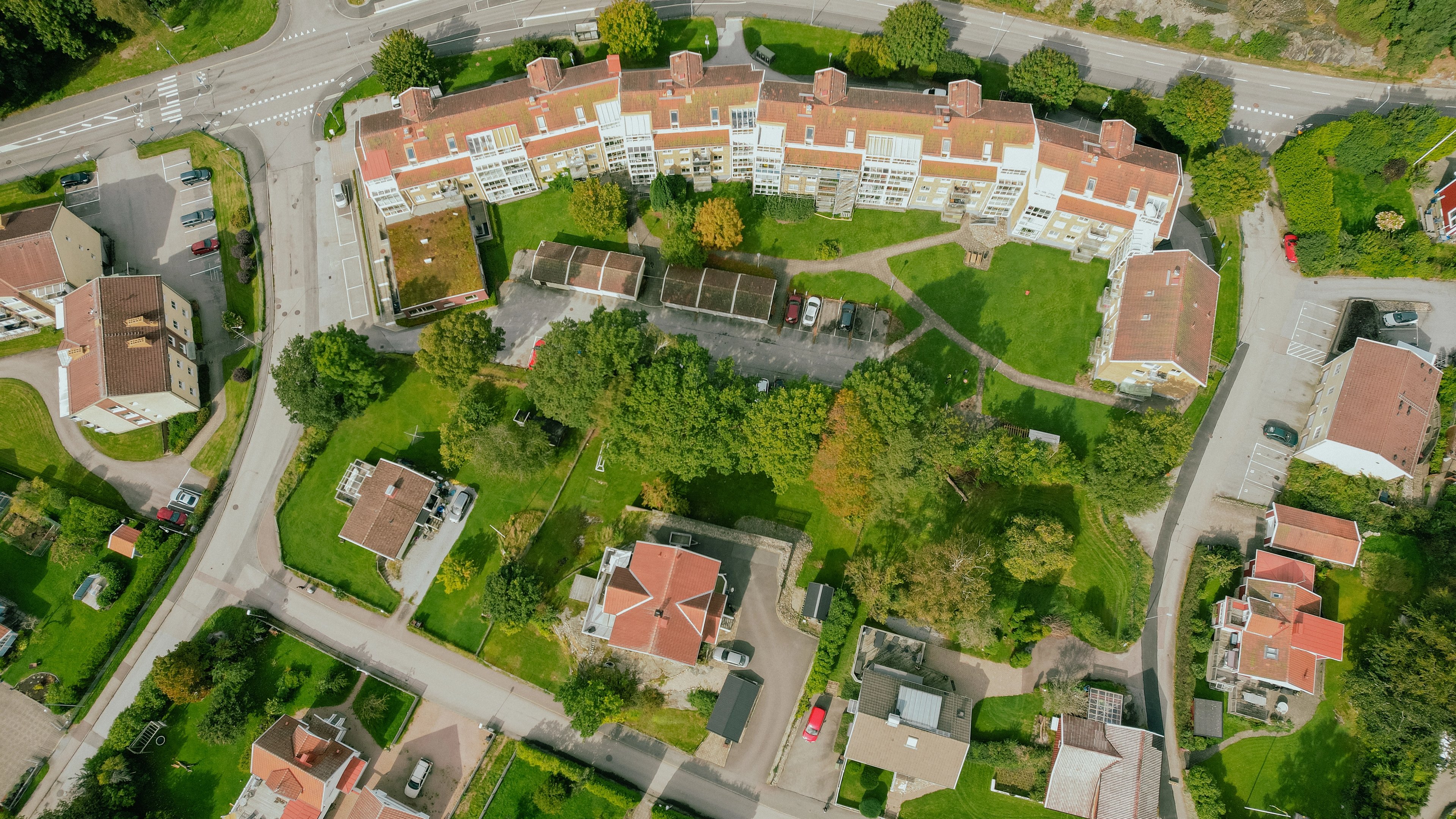 Flygbild över området Doteröd