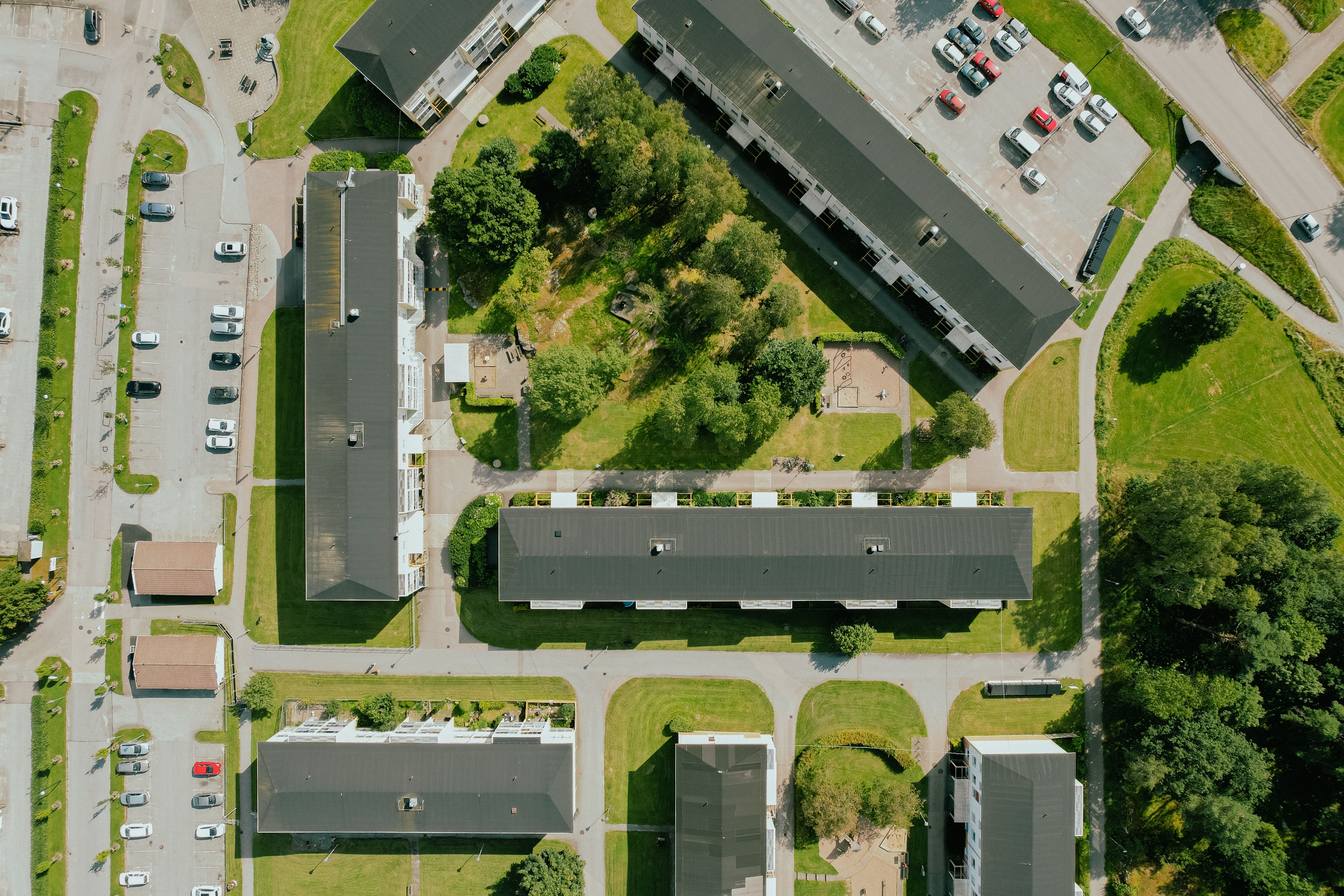 Vita Hasselbacken flygbild