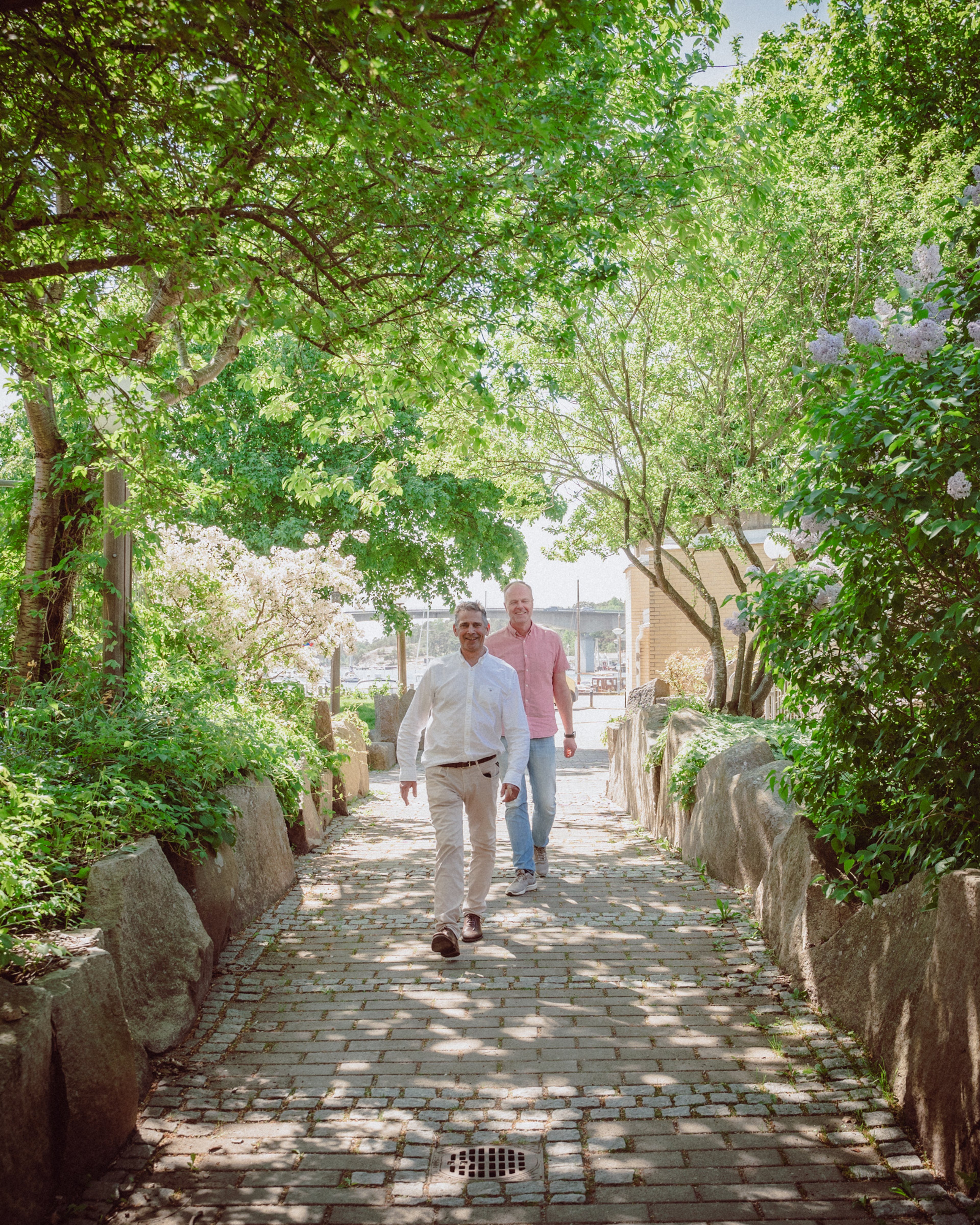 Svante Lahti, vd på Stenungsundshem och Andreas Bergstrand, förvaltningschef