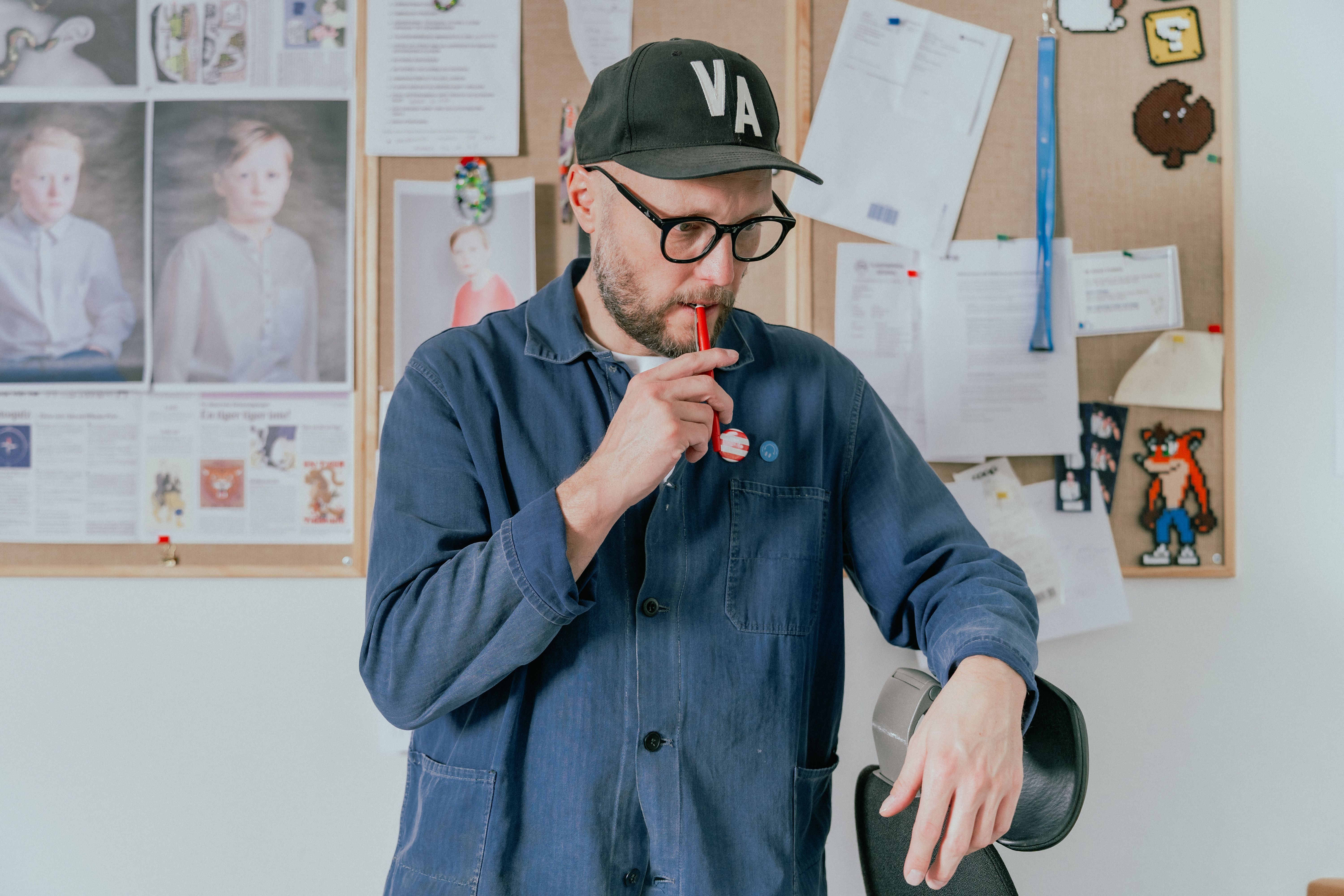 En bild på en medarbetare