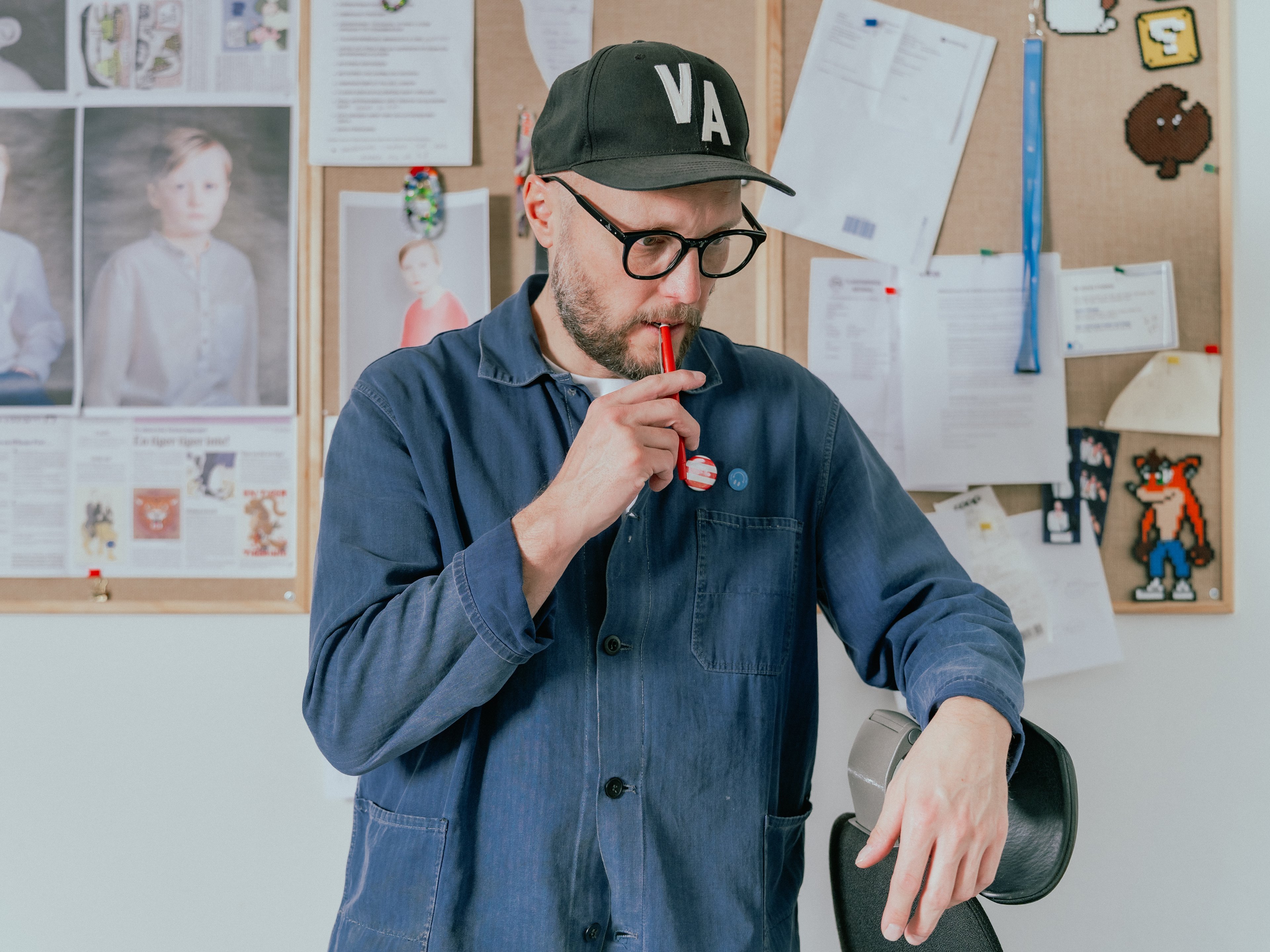 En bild på en medarbetare