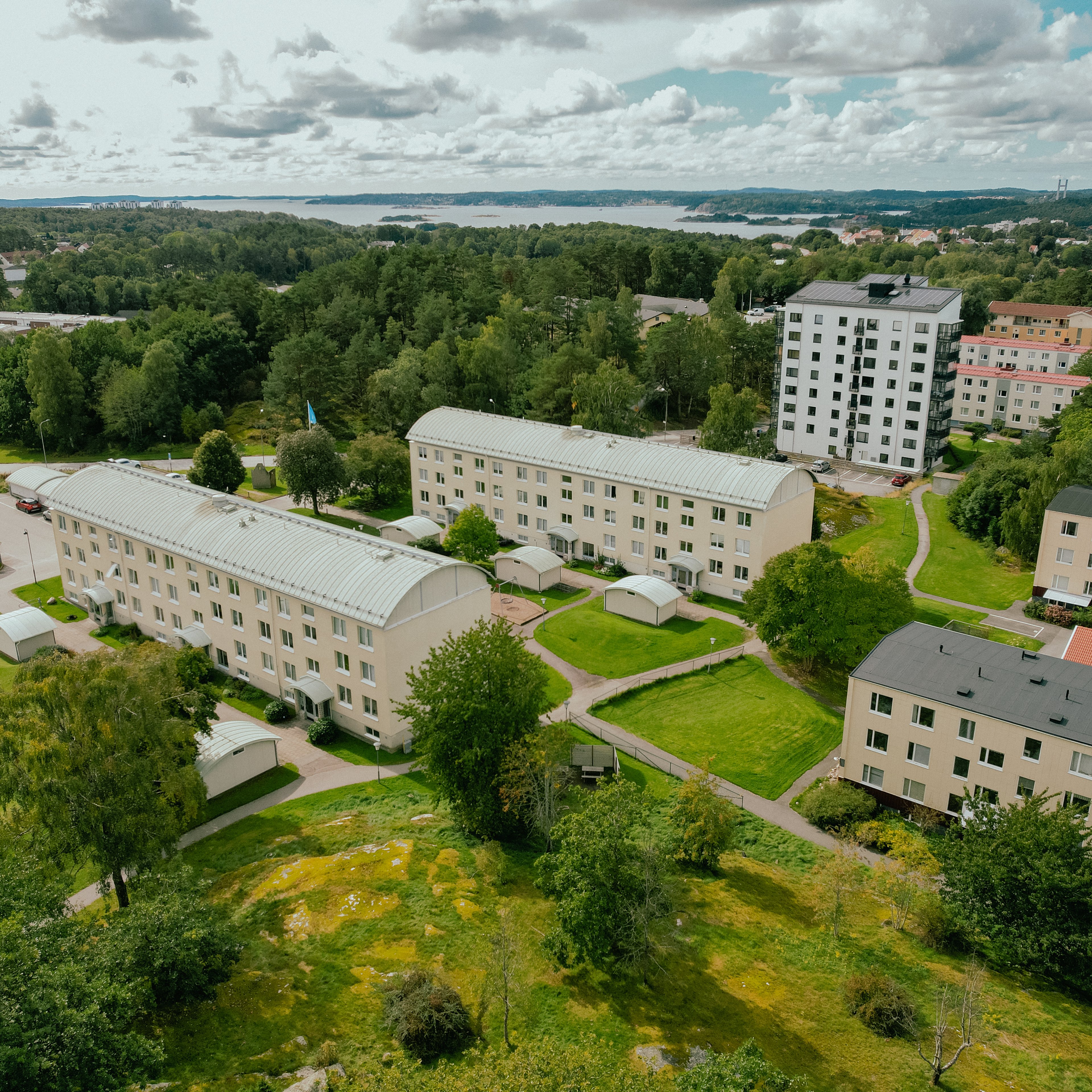 Flygbild över området Kopper