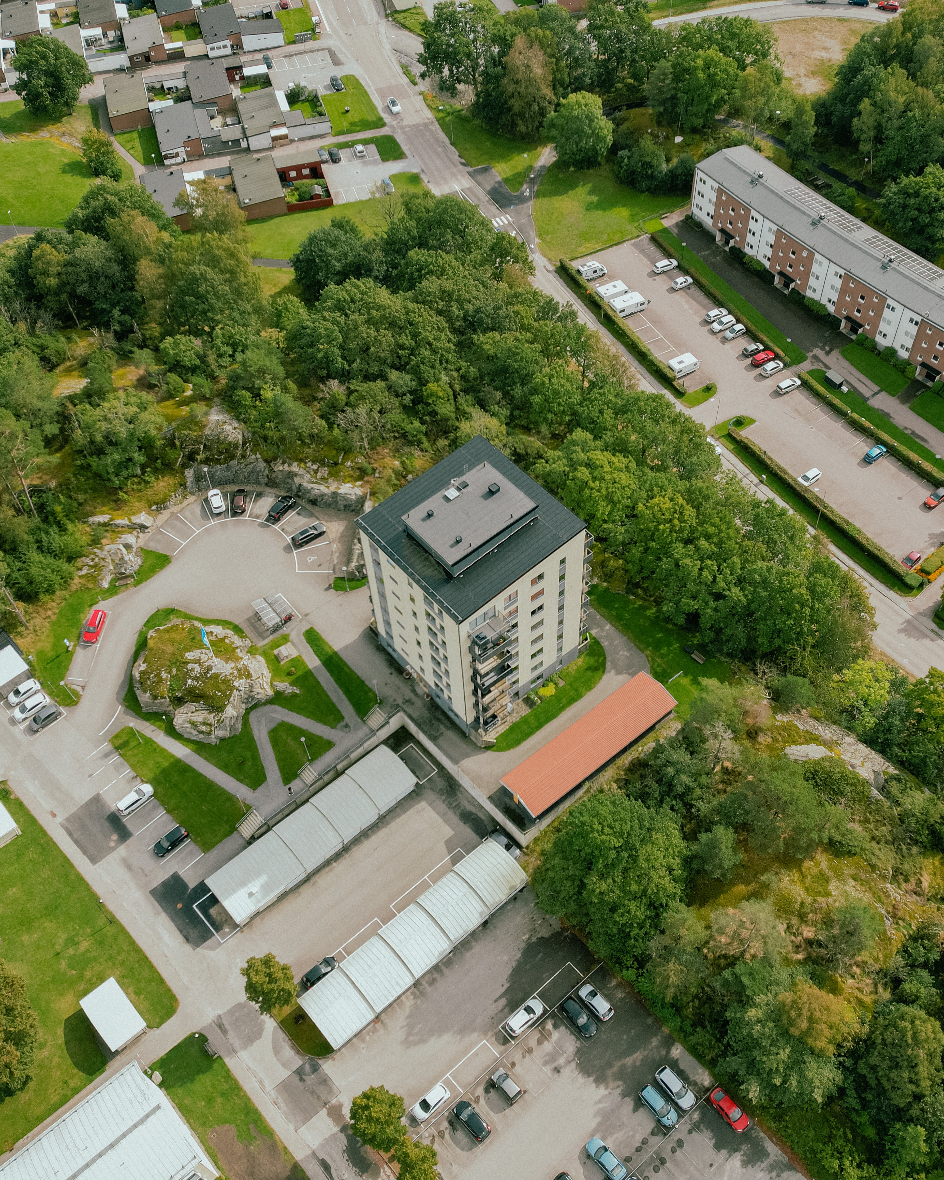 Flygbild över området Kopper