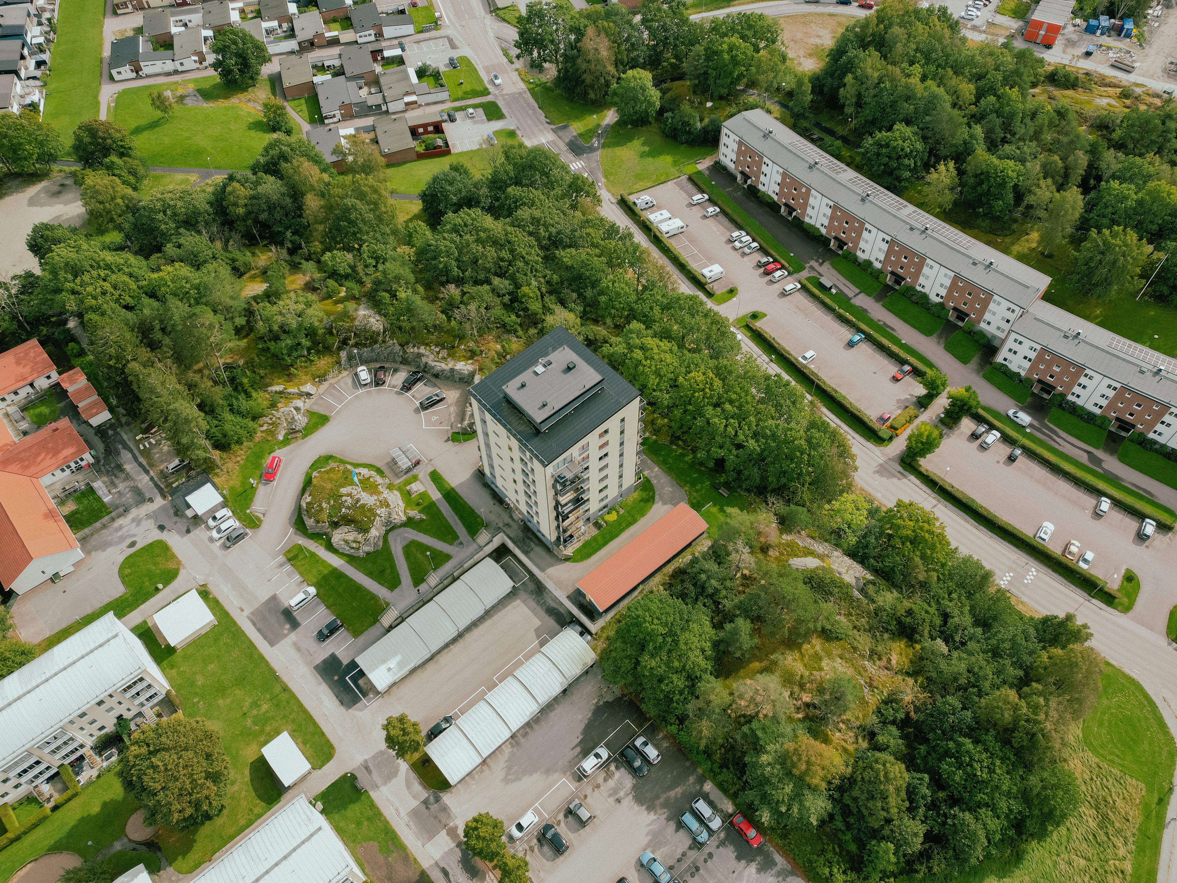 Flygbild över området Kopper