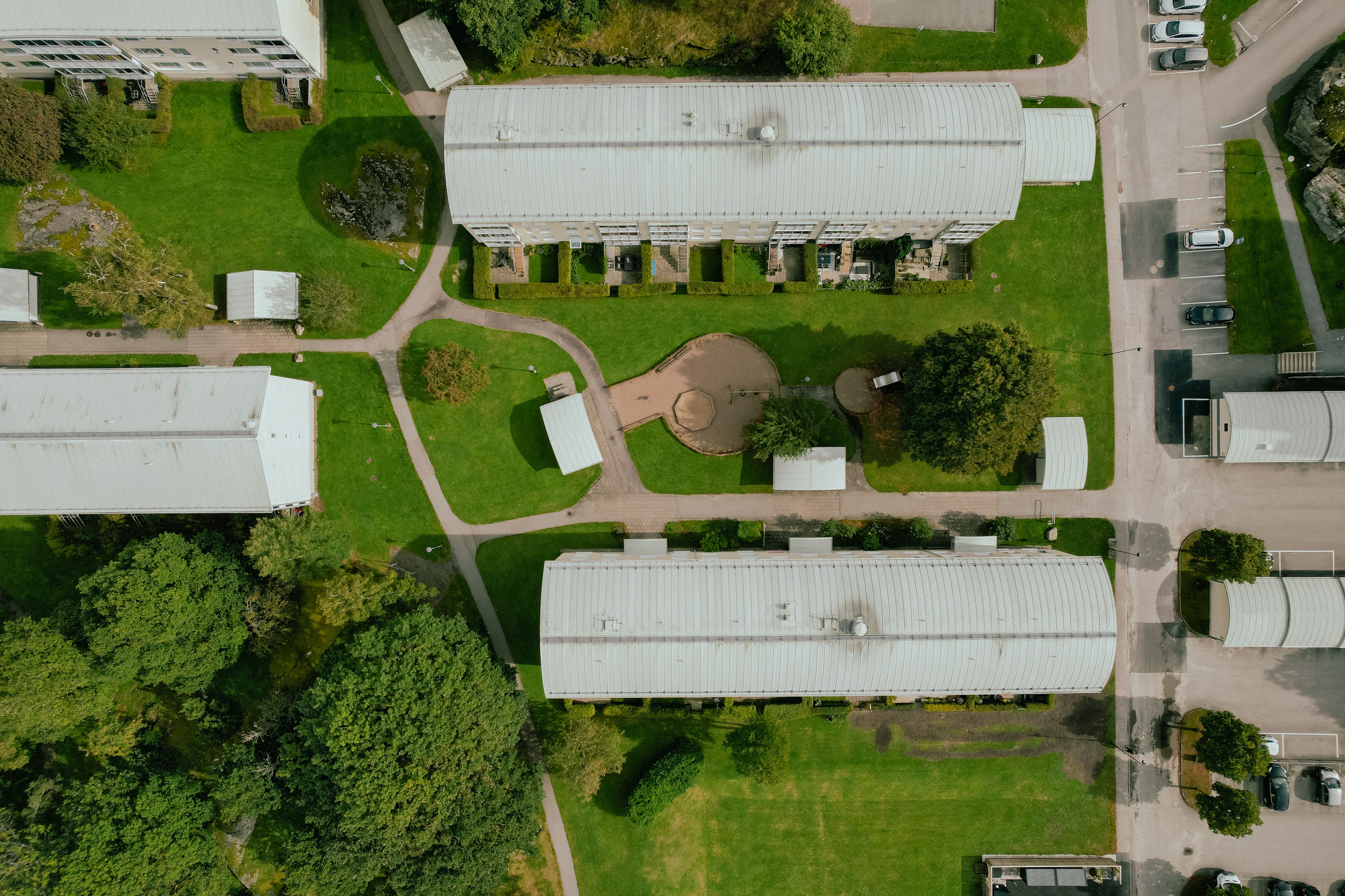 Flygbild över området Kopper