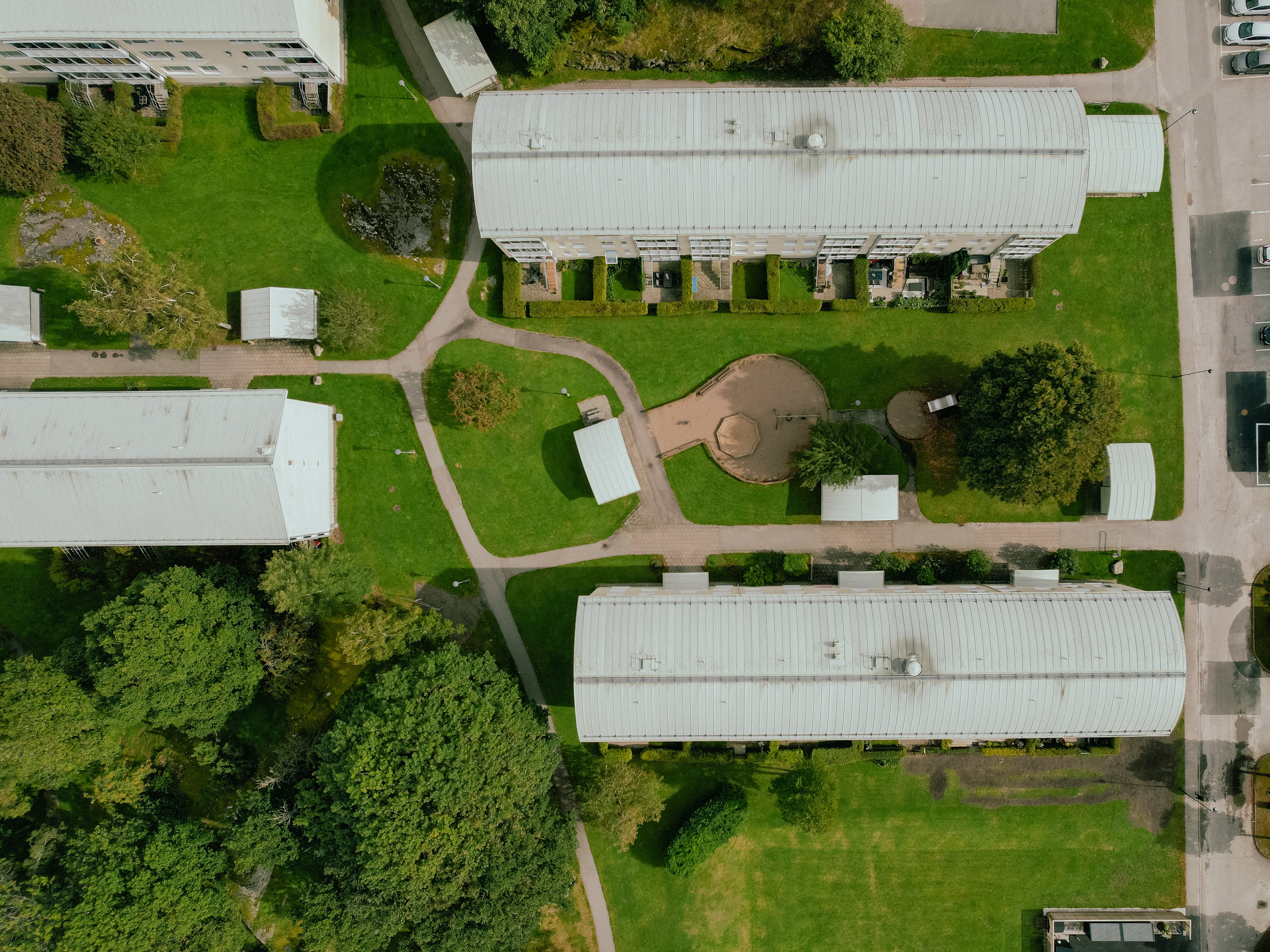 Flygbild över området Kopper