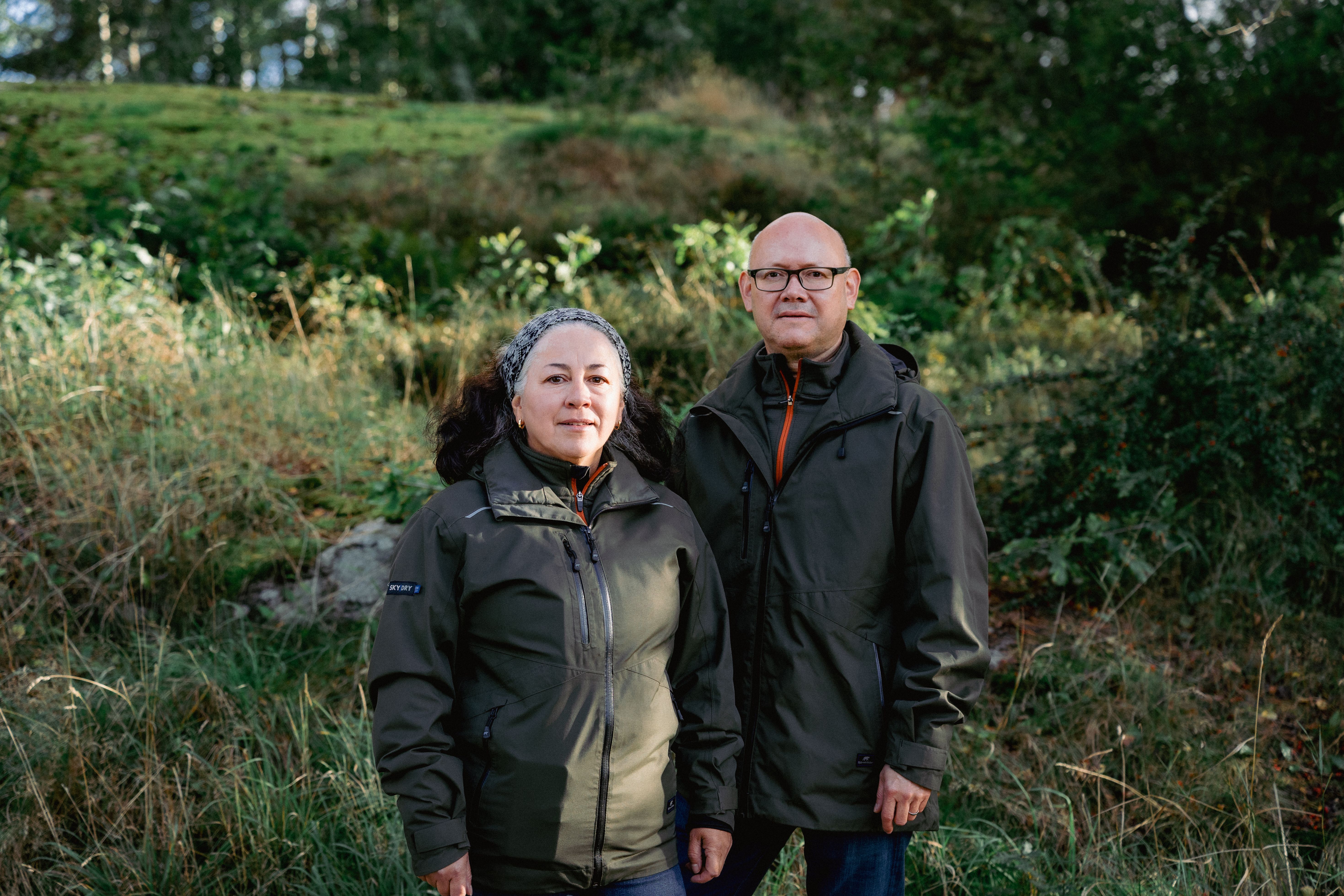 Ett porträtt på en man och en kvinna