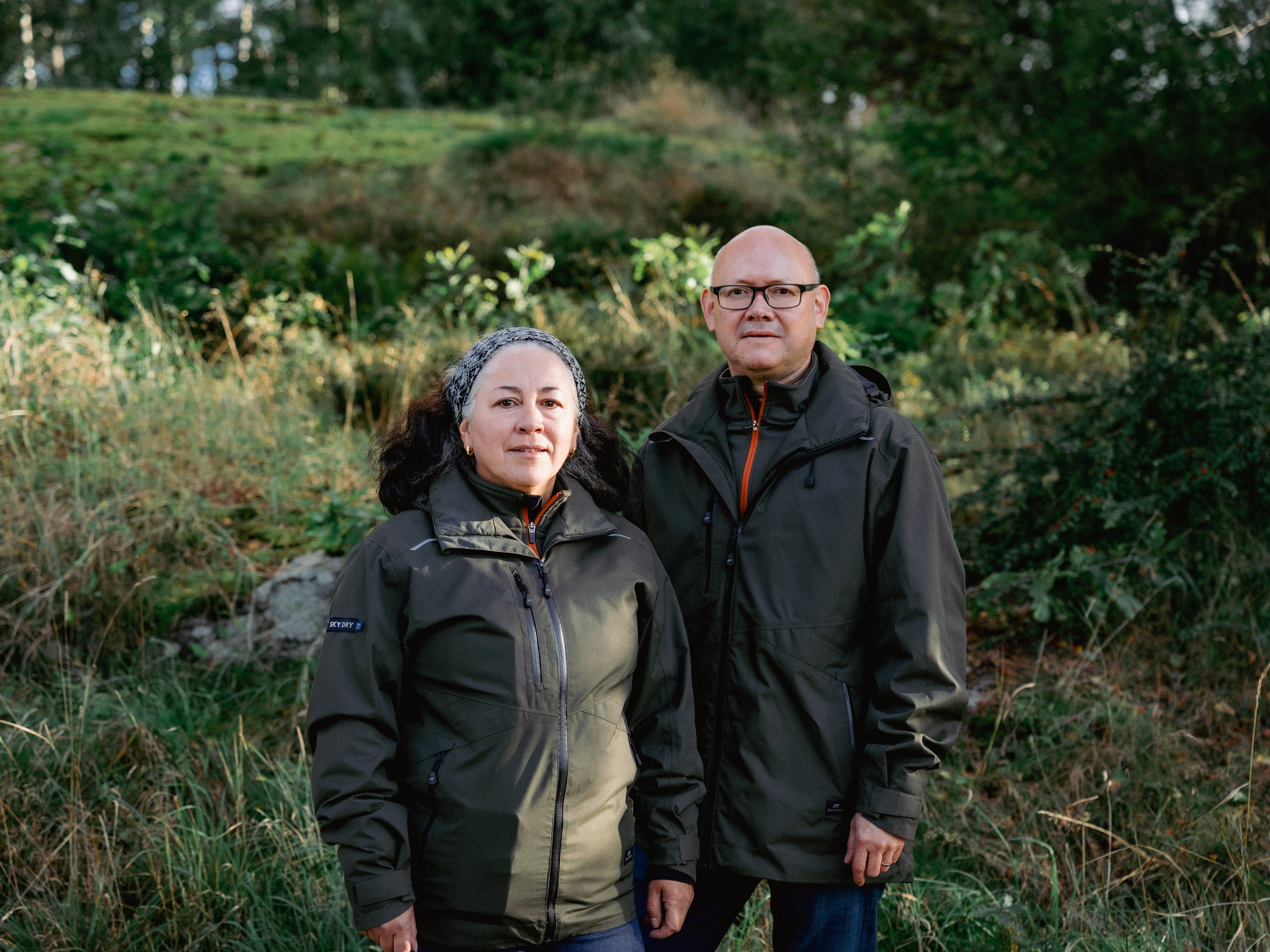 Ett porträtt på en man och en kvinna