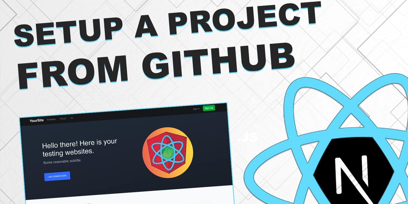 Setup a project from Github Repo