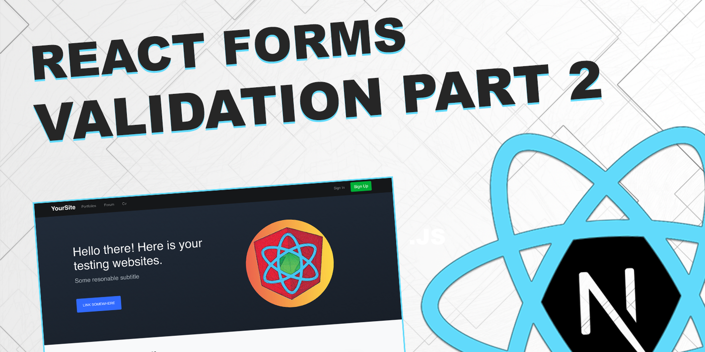 Form validation with Next.js/React part 2