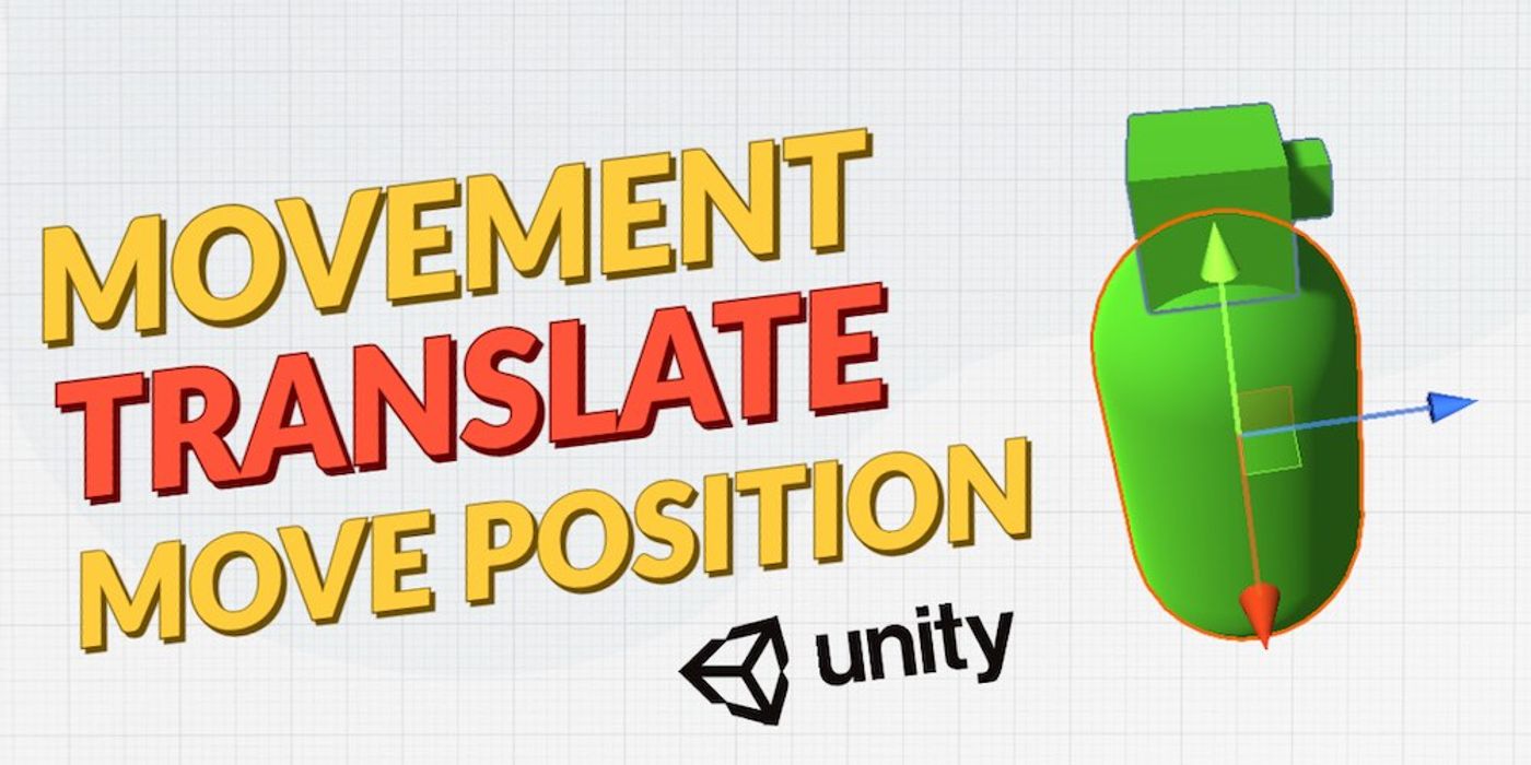 Unity Fundamentals — Moving a game object