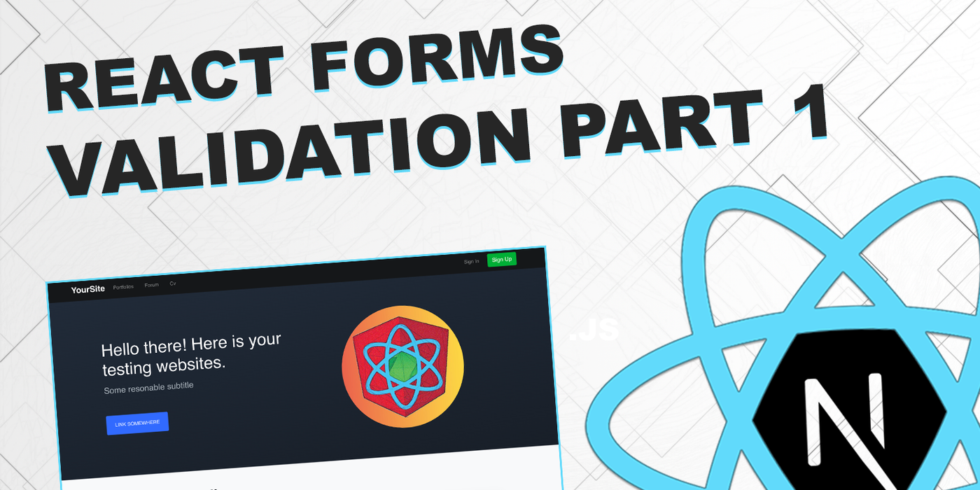 Form validation with Next.js/React part 1