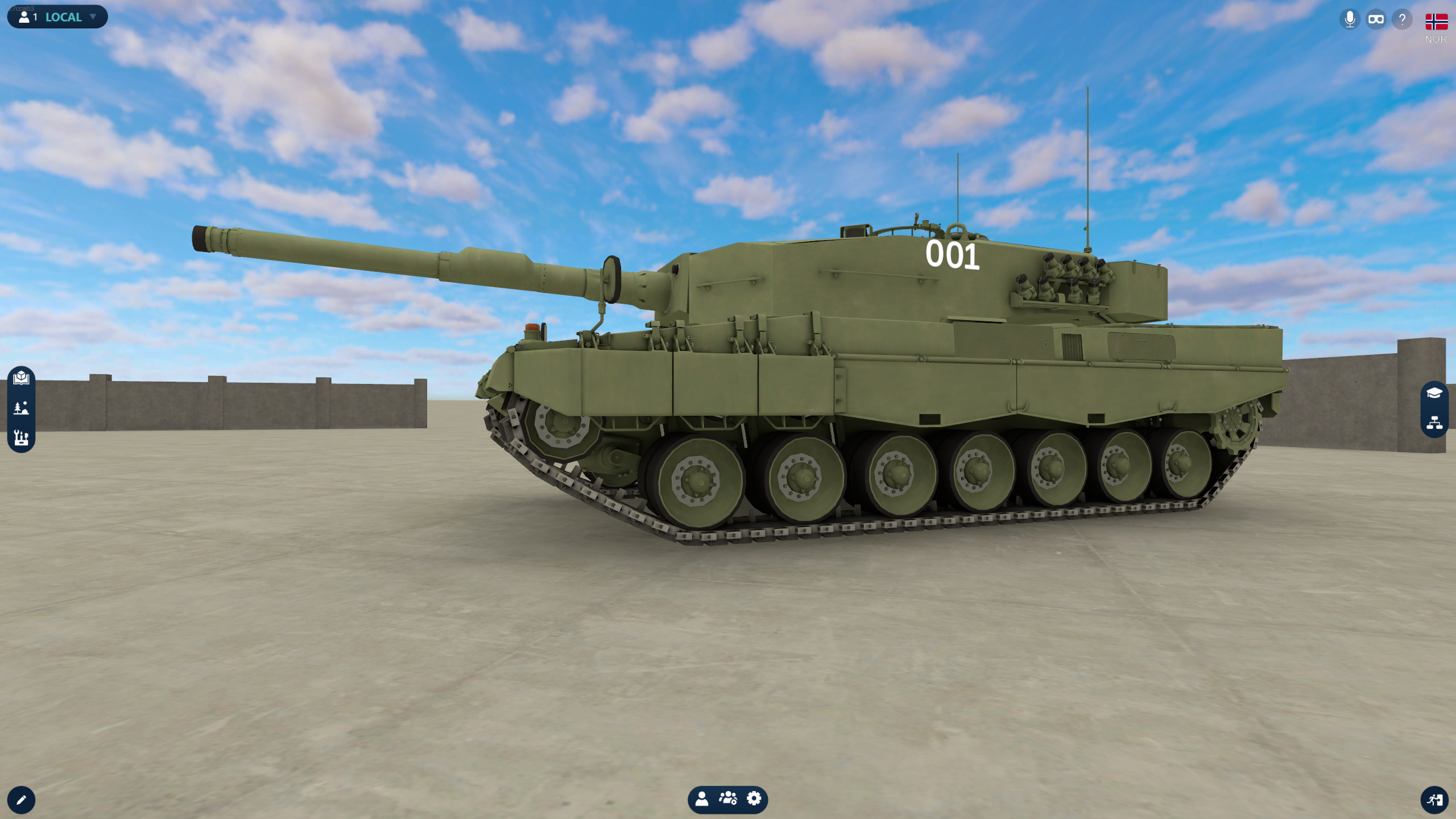 Digital twin of the Leopard 2A4