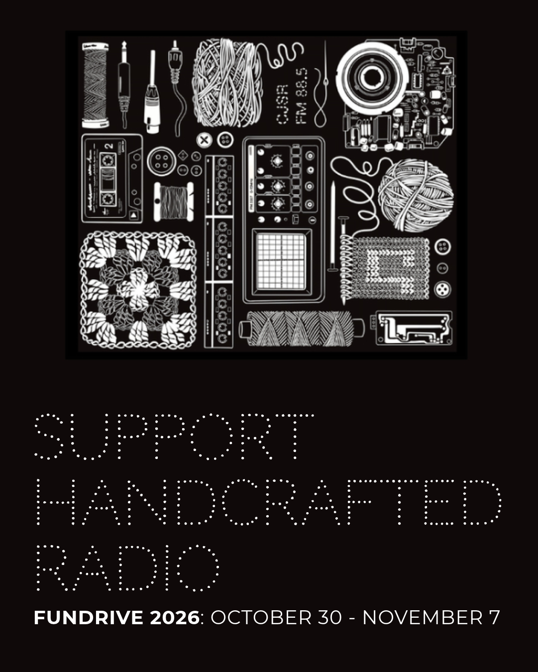 Handcrafted Radio Poster