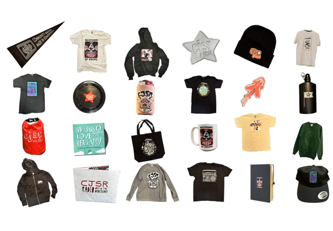 Poster for the CJSR swag sale