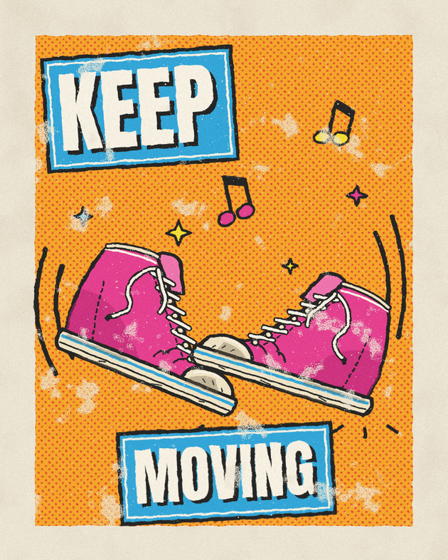 Keep Moving show artwork