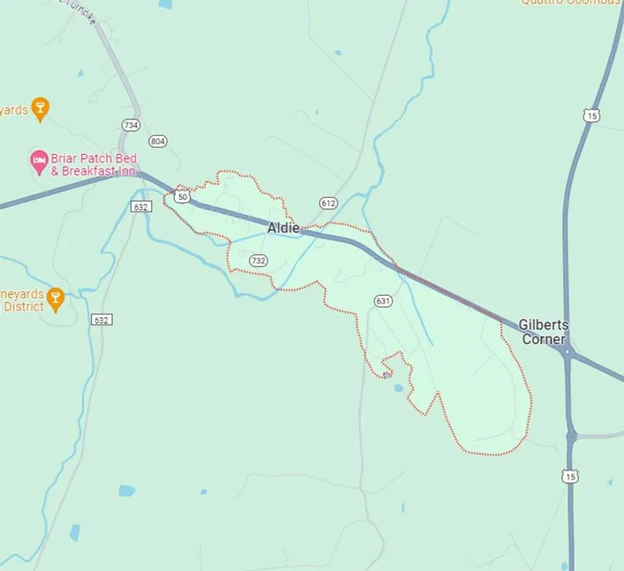 Map of Aldie