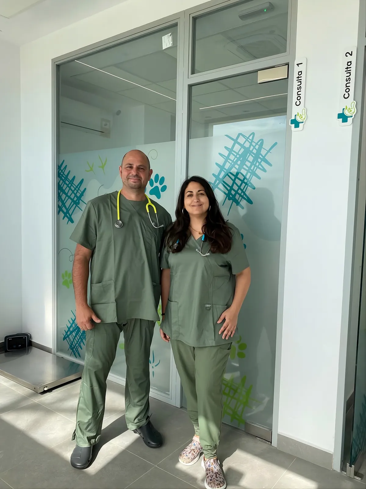 Javier y Elisa en recepción