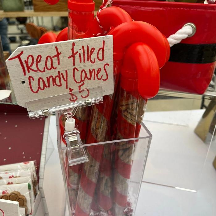 Treat-Filled Candy Canes