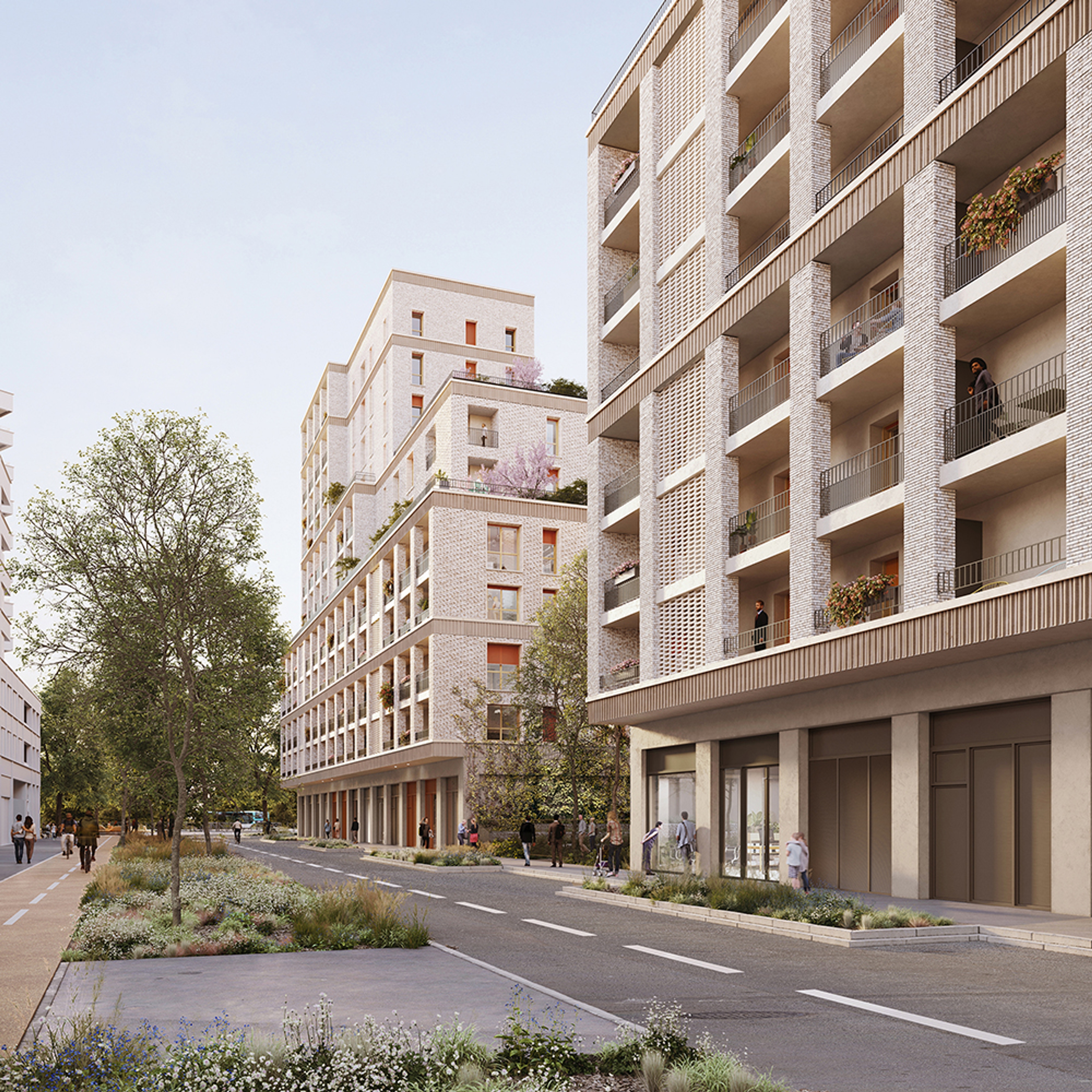 126 LOGEMENTS COLLECTIFS ET COMMERCES