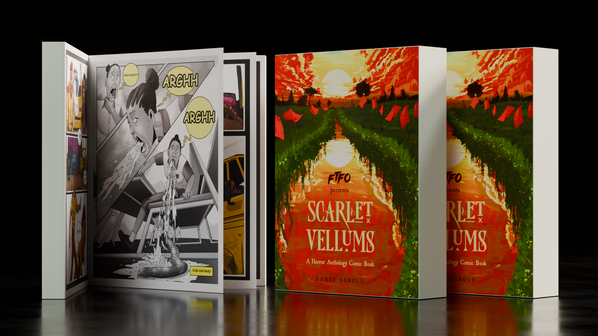Scarlet Vellum Horror Anthology Comic BookArticle Image