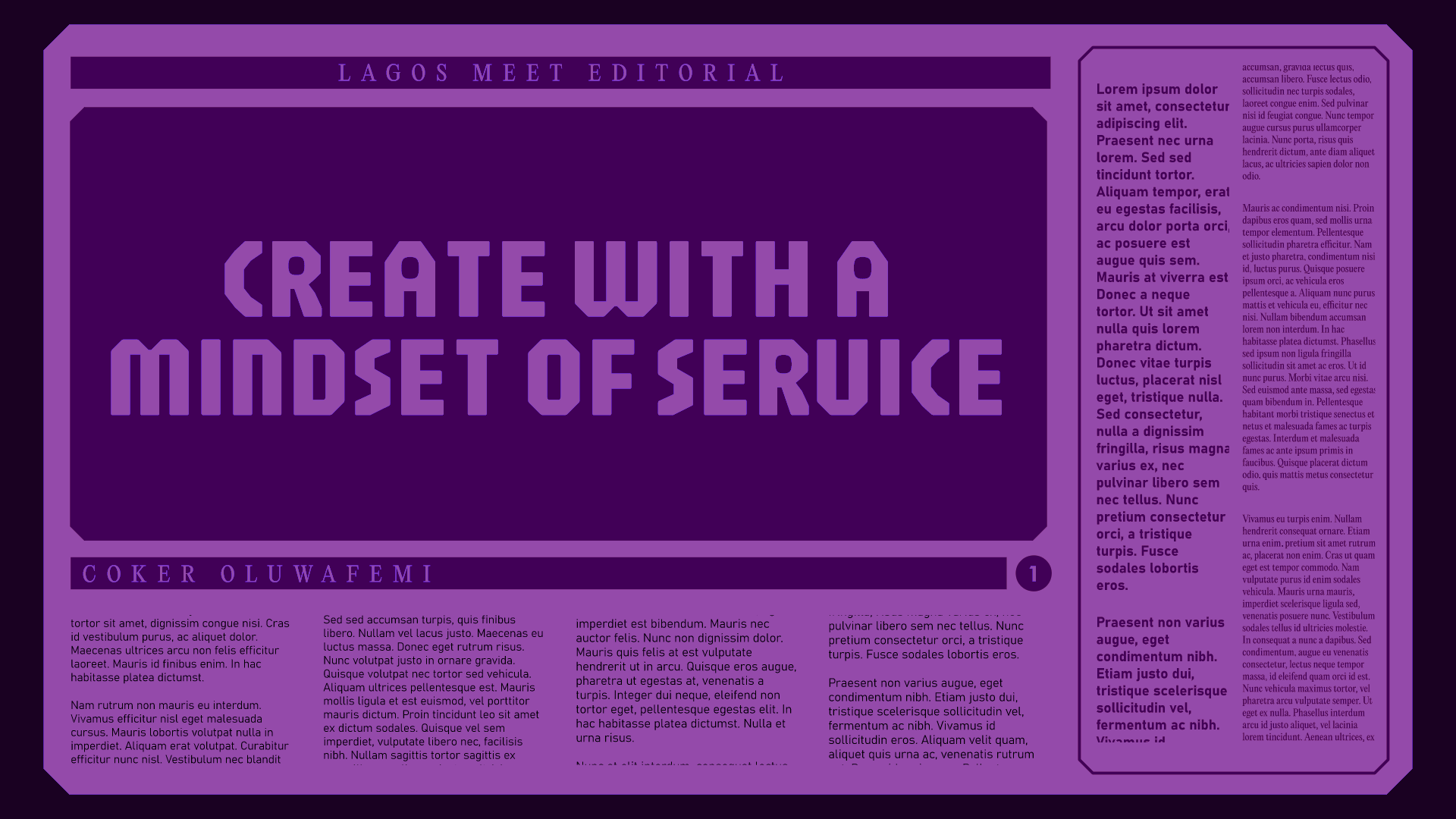 Create with a Mindset of Service  cover image