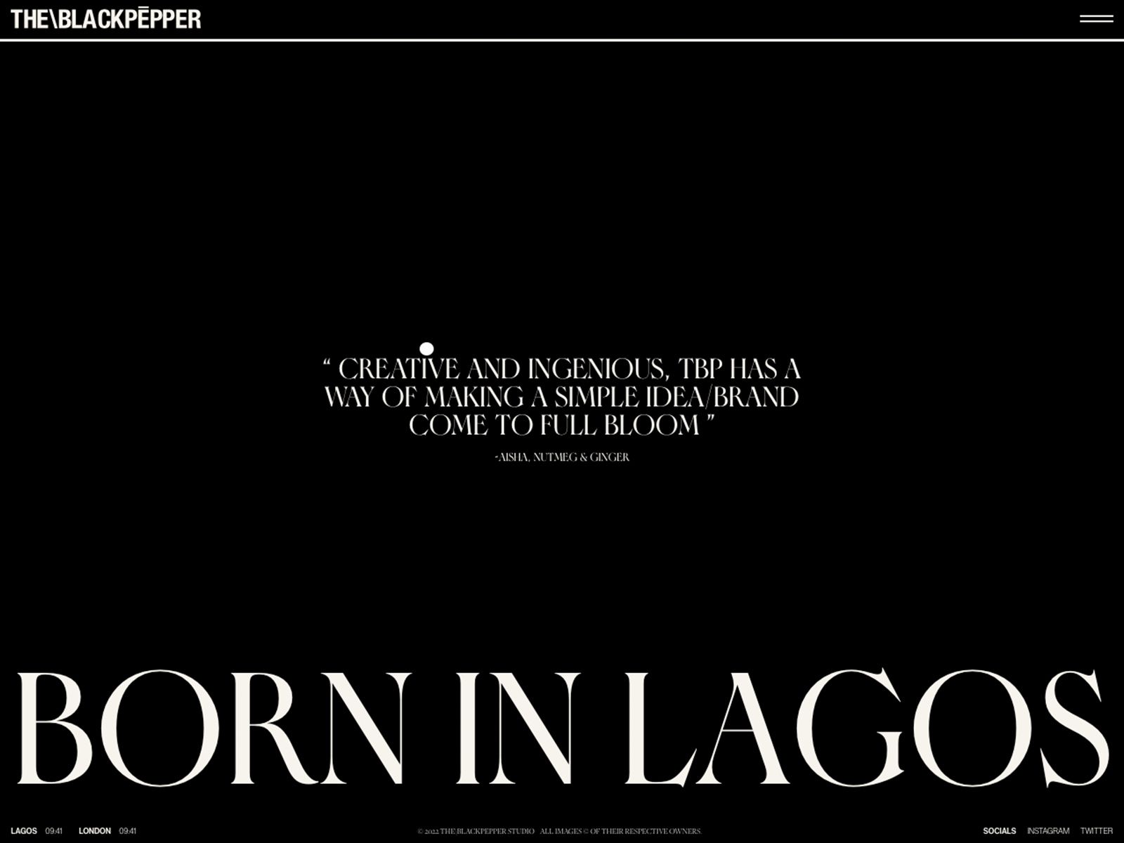 The Black Pepper Studio WebsiteArticle Image