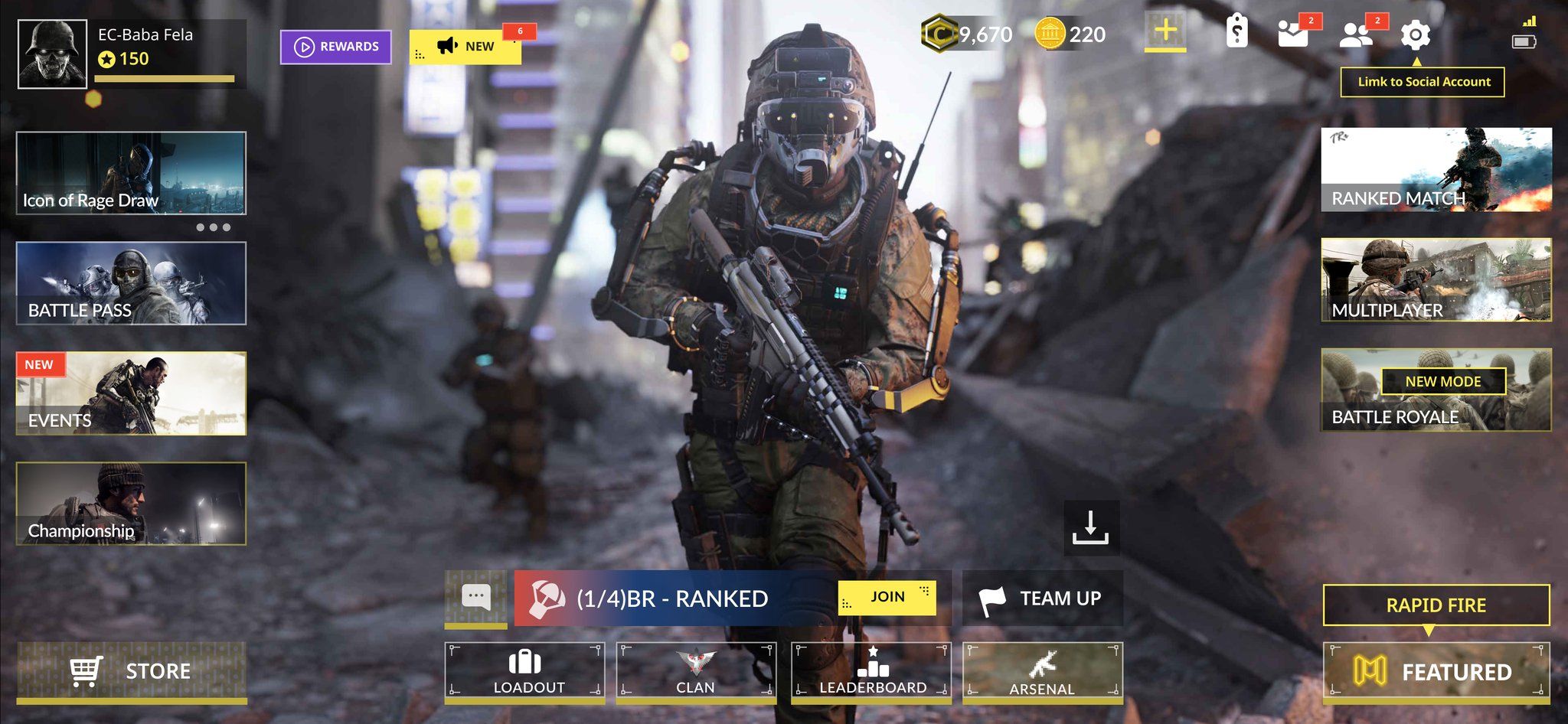 Call of Duty Mobile UI ConceptArticle Image