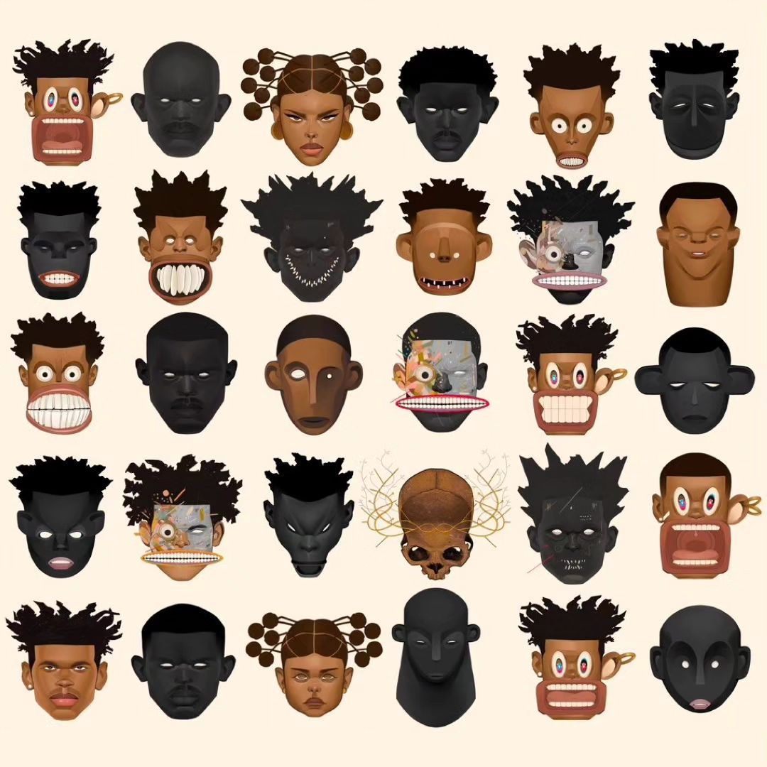 African-inspired Surreal MasksArticle Image